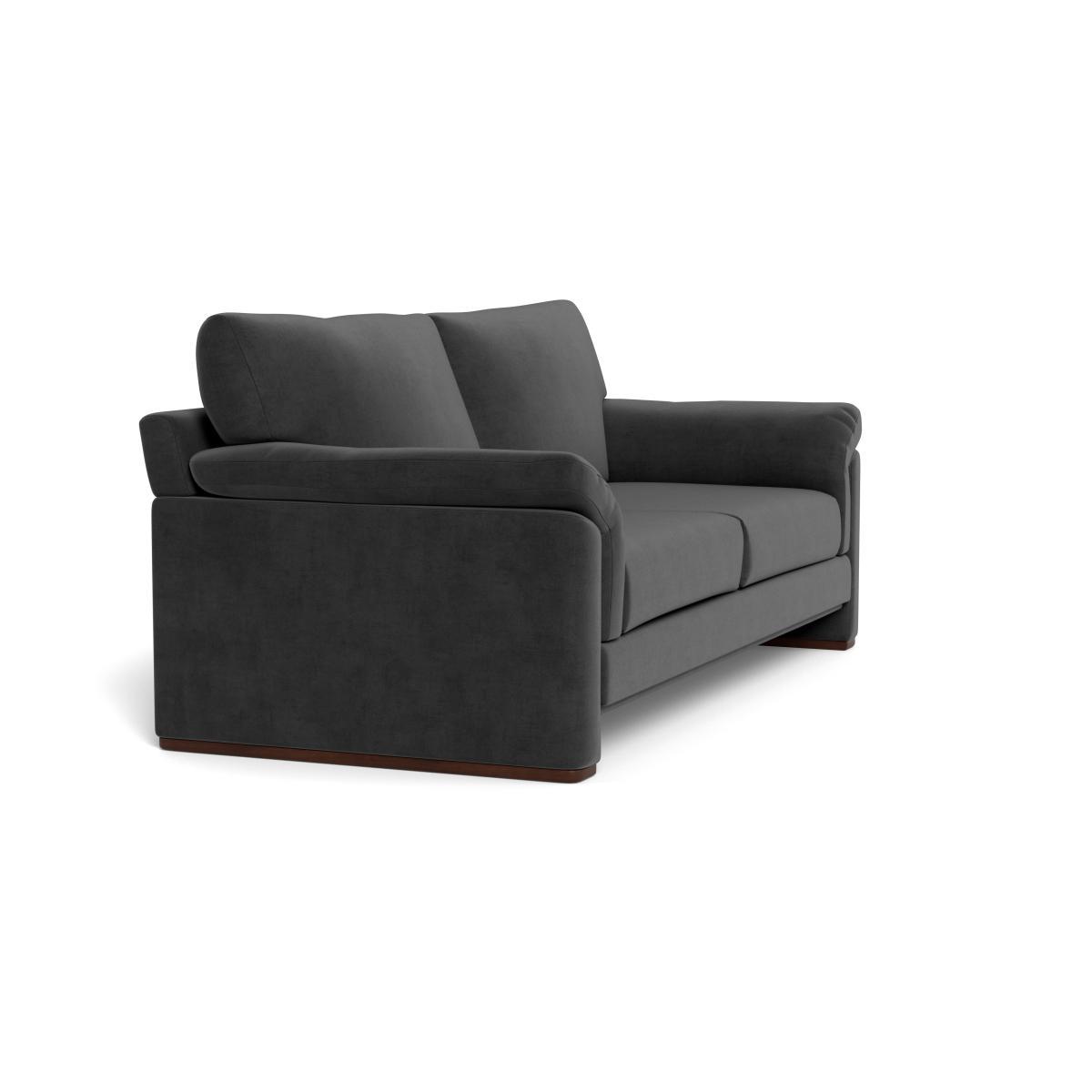 Heal's Paris II 3 Seater Sofa Smart Luxe Velvet Nickel Natural Feet - Heal's UK Furniture – image 2