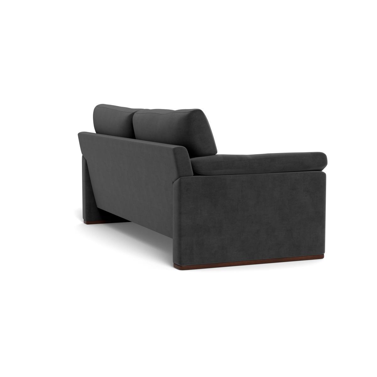 Heal's Paris II 3 Seater Sofa Smart Luxe Velvet Nickel Natural Feet - Heal's UK Furniture – image 4