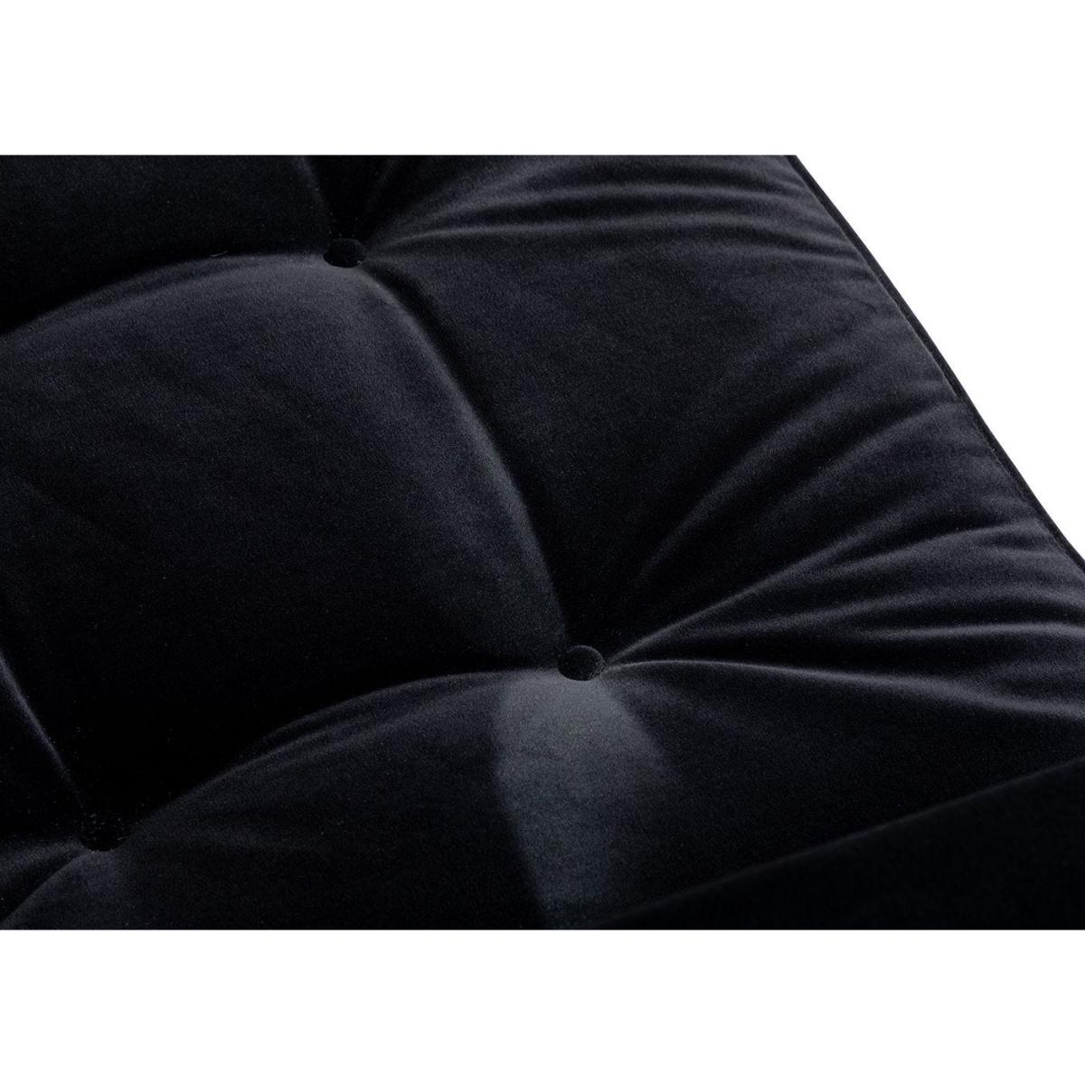 Ligne Roset Andy Large Sofa Varese Velvet Raven Chrome Legs - Heal's UK Furniture – image 3