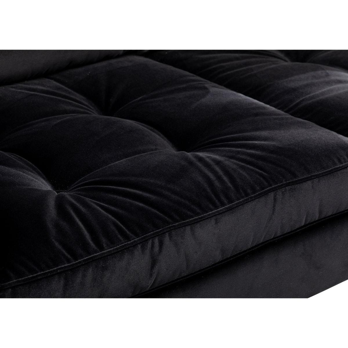 Ligne Roset Andy Large Sofa Varese Velvet Raven Chrome Legs - Heal's UK Furniture – image 4