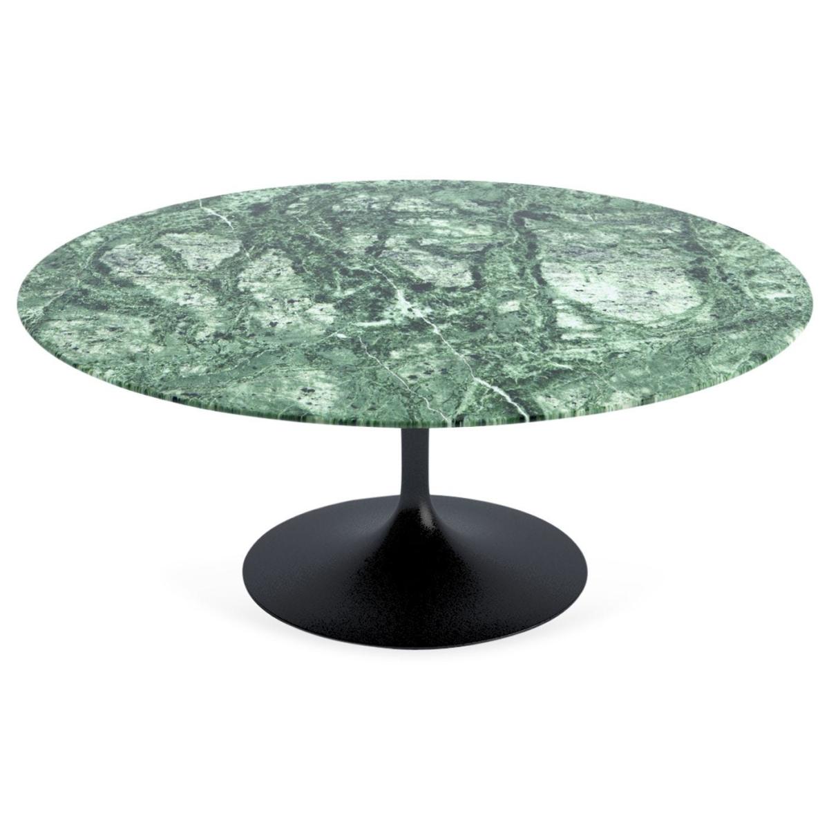 Knoll Saarinen Round Coffee Table Diam 91cm Portoro Coated Marble - Heal's UK Furniture – image 3