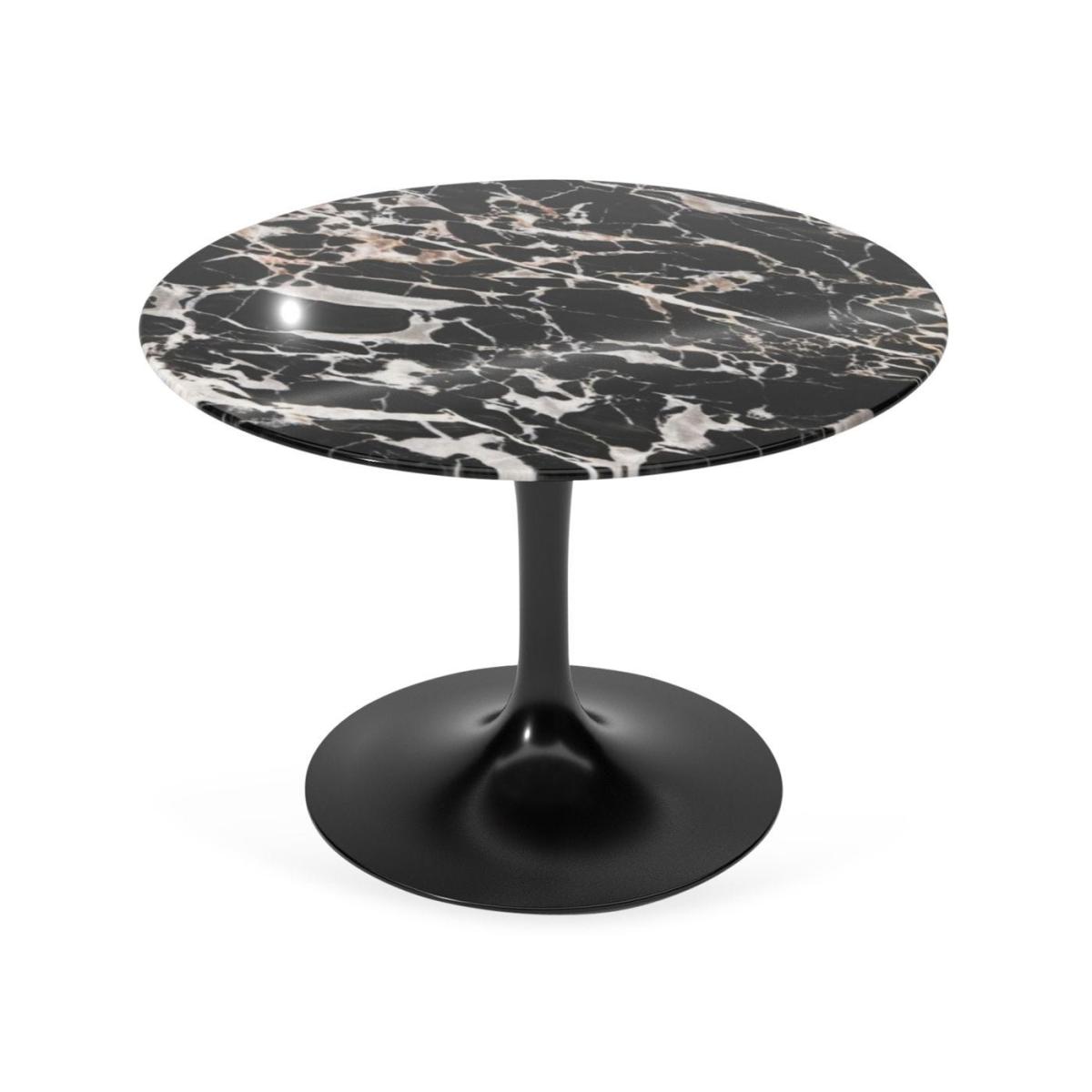 Knoll Saarinen Round Coffee Table Diam 91cm Portoro Coated Marble - Heal's UK Furniture – image 4