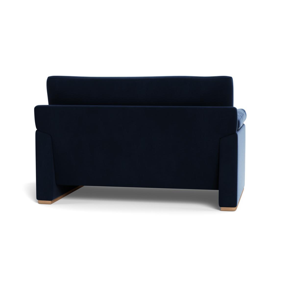 Heal's Paris II Loveseat Smart Velvet Dusk Walnut Feet - Heal's UK Furniture – image 5