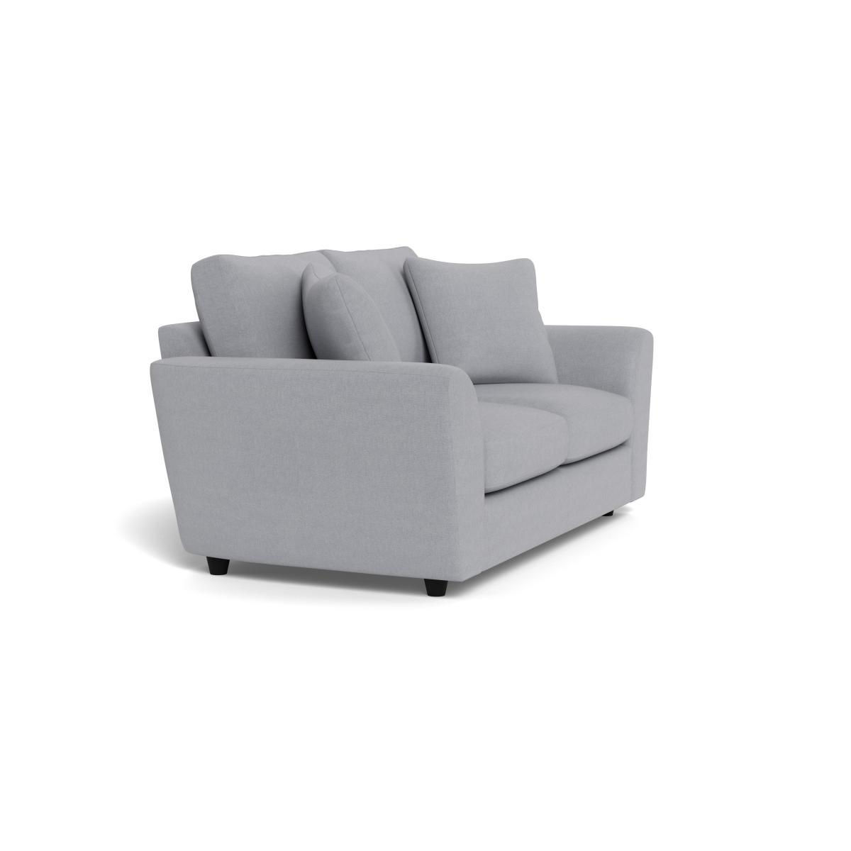 Heal's Snooze 3 Seater Sofa Brushed Cotton Pewter Black Feet - Heal's UK Furniture – image 2