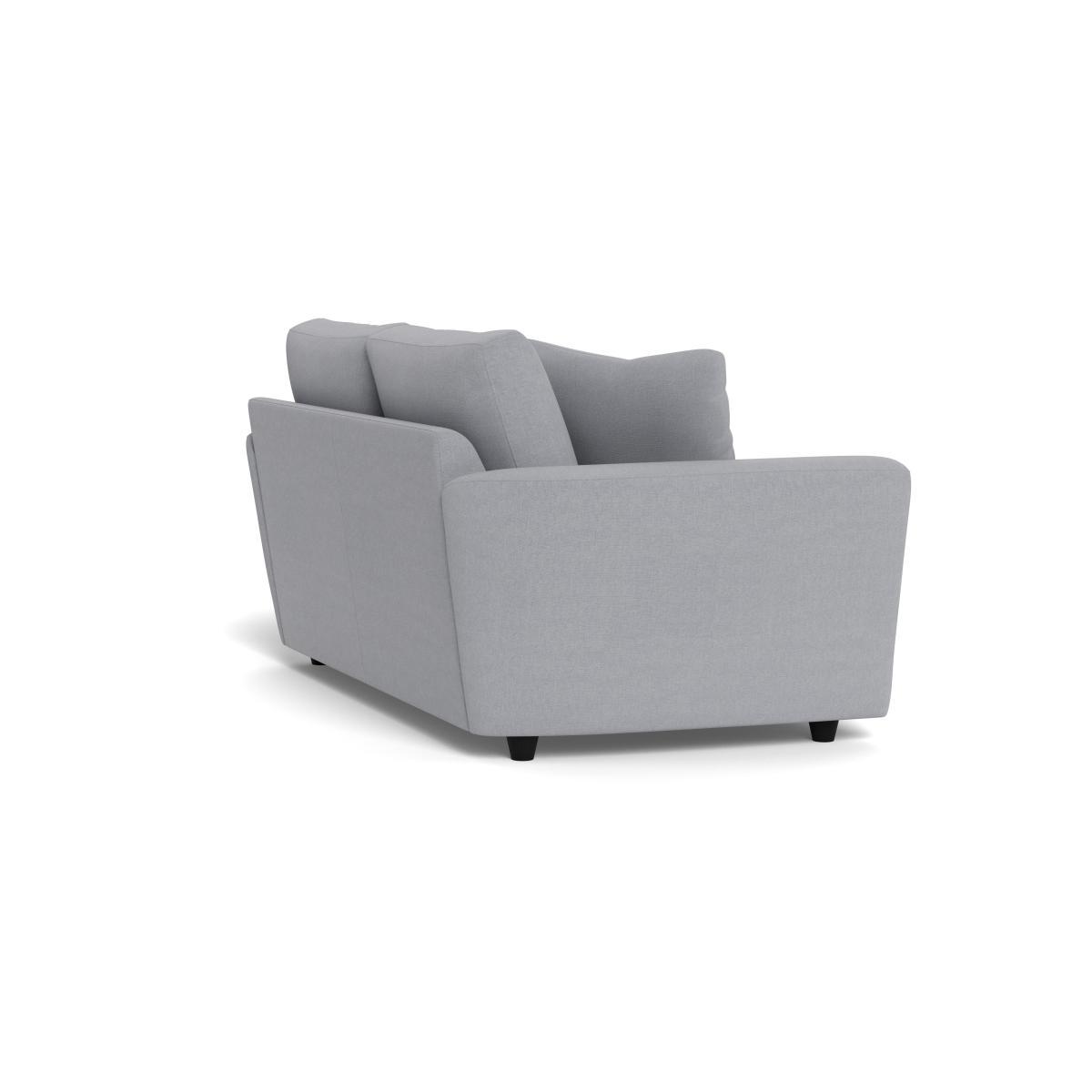 Heal's Snooze 3 Seater Sofa Brushed Cotton Pewter Black Feet - Heal's UK Furniture – image 4