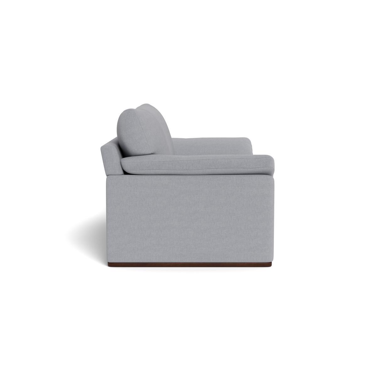 Heal's Paris II 3 Seater Sofa Brushed Cotton Pewter Walnut Feet - Heal's UK Furniture – image 3