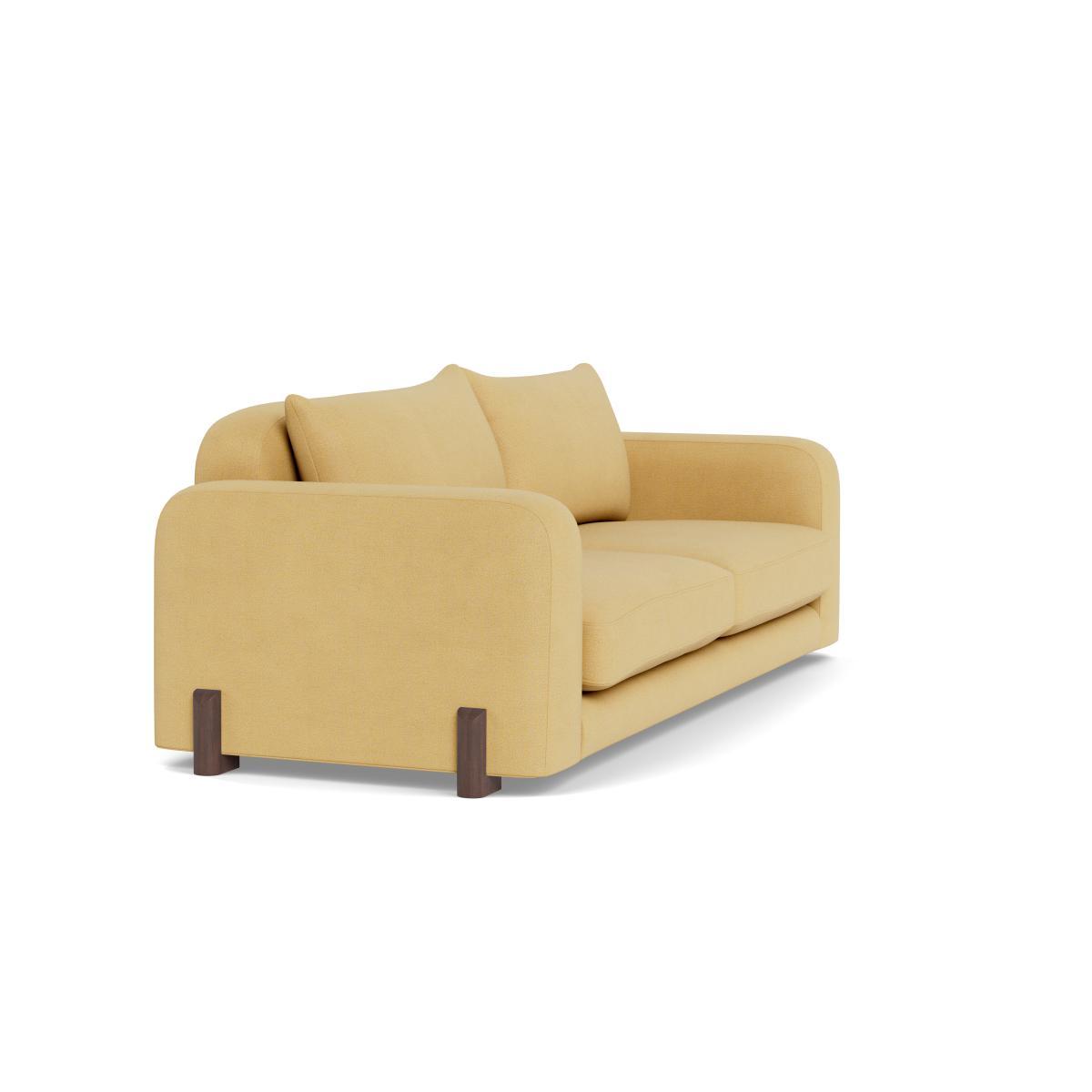 Heal's Nuvola 4 Seater Sofa Tejo Recycled Ochre Natural Oak Feet - Heal's UK Furniture – image 2