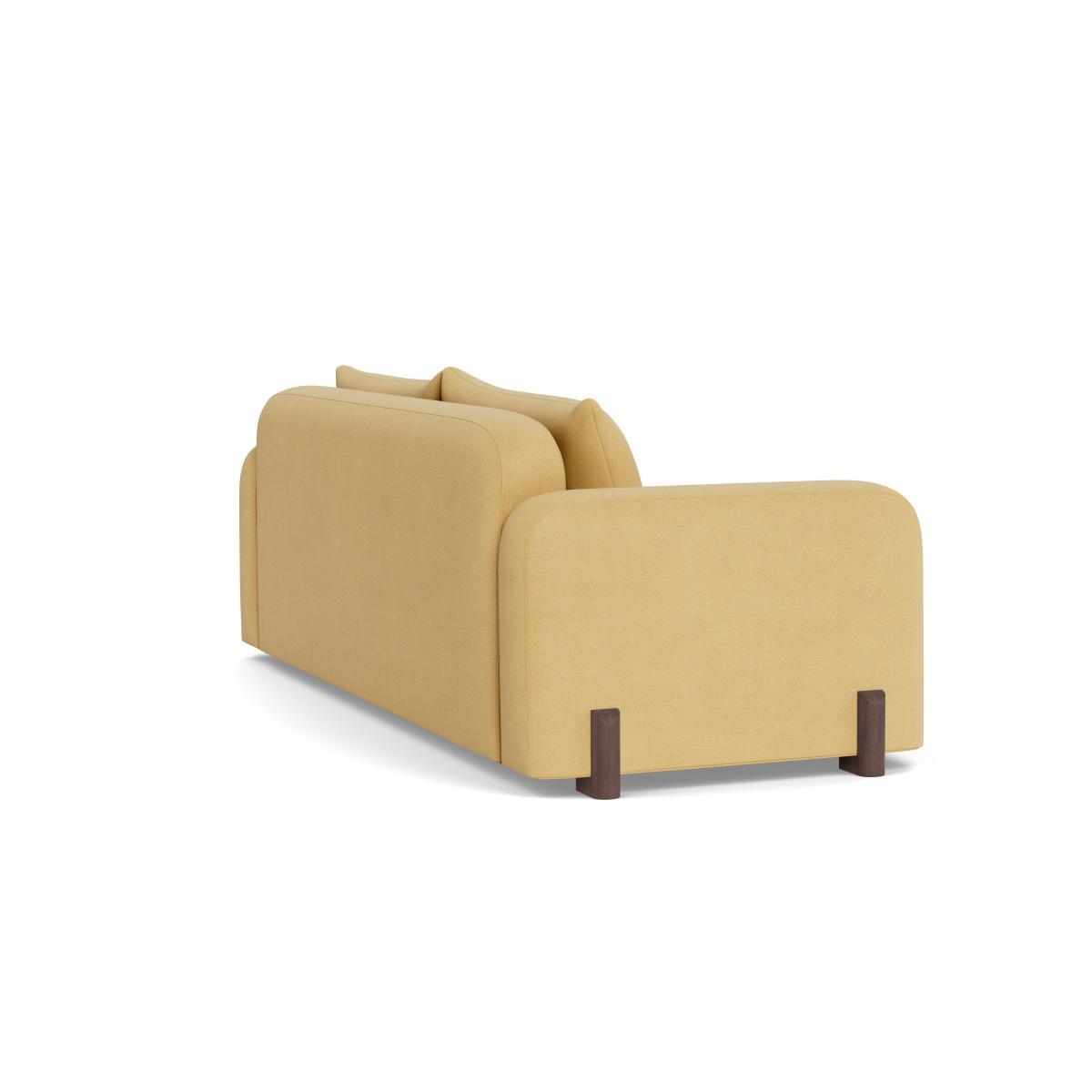 Heal's Nuvola 4 Seater Sofa Tejo Recycled Ochre Natural Oak Feet - Heal's UK Furniture – image 4