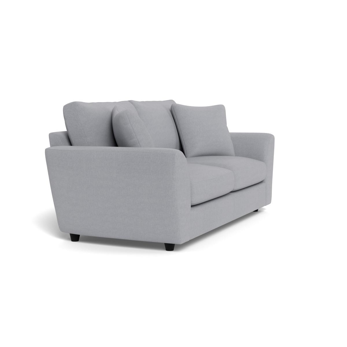 Heal's Snooze 4 Seater Sofa Brushed Cotton Pewter Black Feet - Heal's UK Furniture – image 2