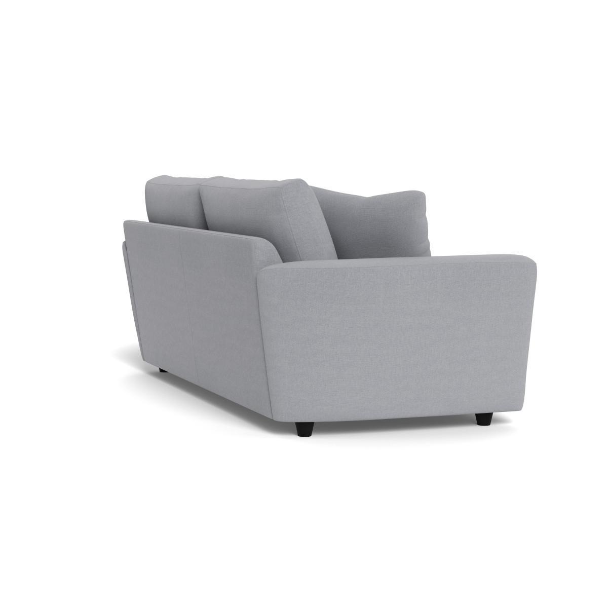 Heal's Snooze 4 Seater Sofa Brushed Cotton Pewter Black Feet - Heal's UK Furniture – image 4