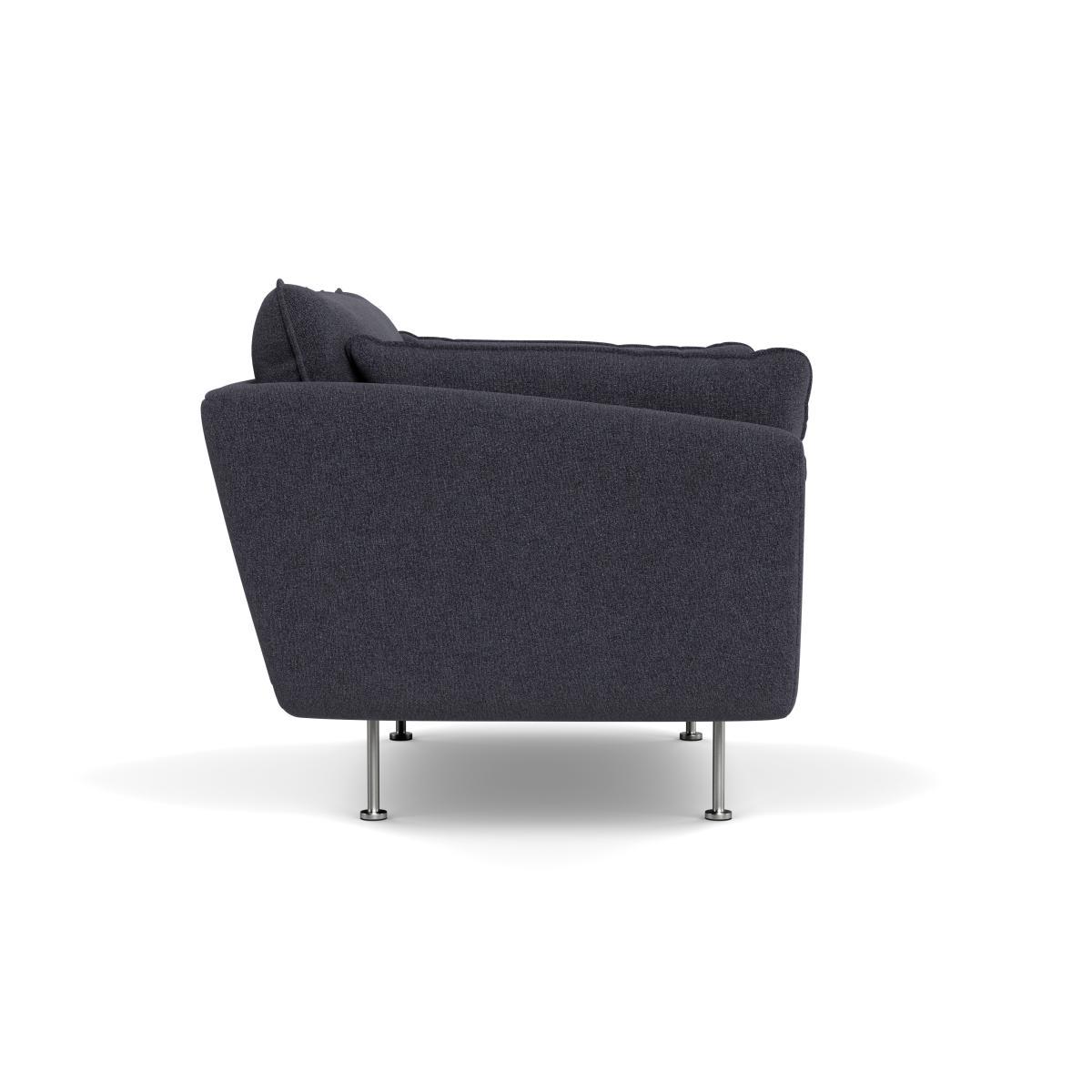 Heal's Allora Loveseat Texture Soot Brass Feet - Heal's UK Furniture – image 3