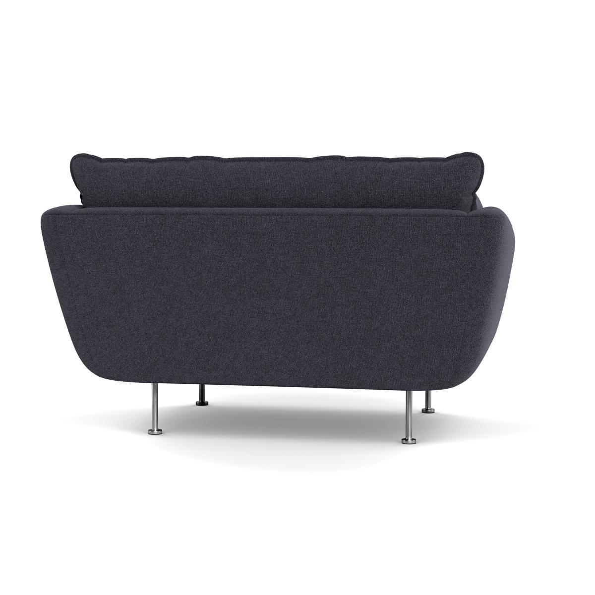 Heal's Allora Loveseat Texture Soot Brass Feet - Heal's UK Furniture – image 5
