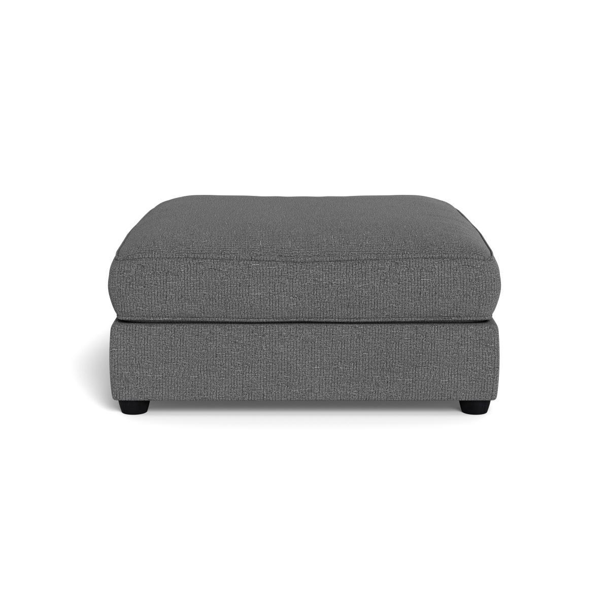 Heal's Tailor Footstool Tejo Recycled Noir Natural Beech Feet - Heal's UK Furniture – image 3