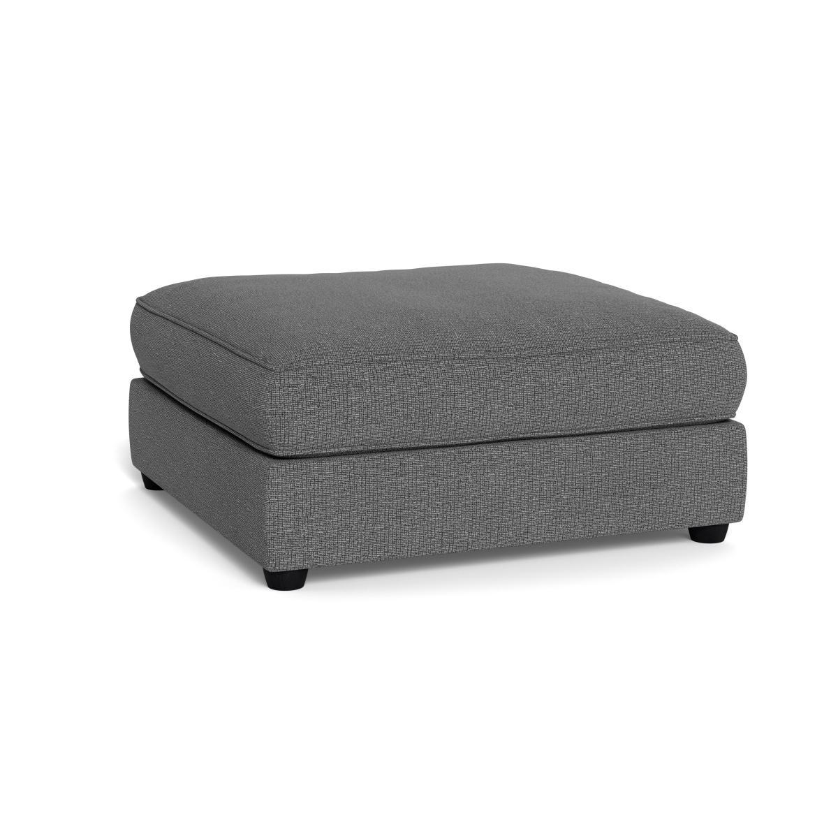 Heal's Tailor Footstool Tejo Recycled Noir Natural Beech Feet - Heal's UK Furniture – image 4