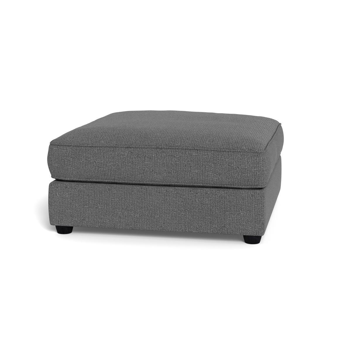 Heal's Tailor Footstool Tejo Recycled Noir Natural Beech Feet - Heal's UK Furniture – image 5