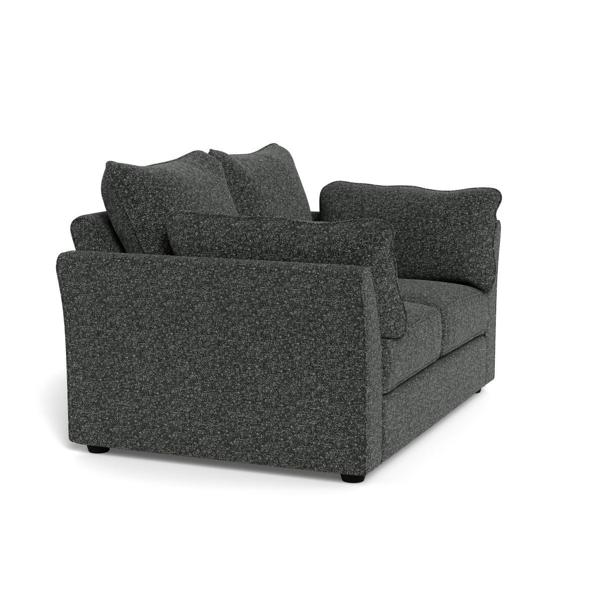 Heal's Tailor 2 Seater Sofa Boucle Steel Black Feet - Heal's UK Furniture – image 2