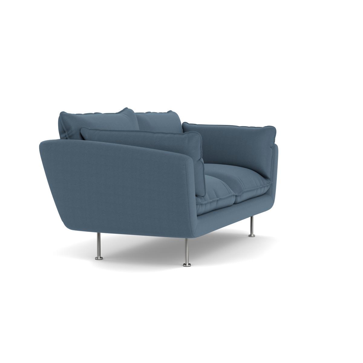 Heal's Allora 2 Seater Sofa Capelo LinenCotton Mineral Black Feet - Heal's UK Furniture – image 2