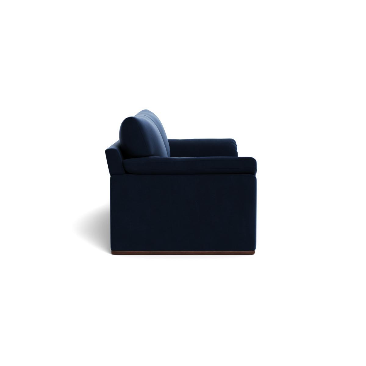 Heal's Paris II 4 Seater Sofa Smart Velvet Dusk Walnut Feet - Heal's UK Furniture – image 3
