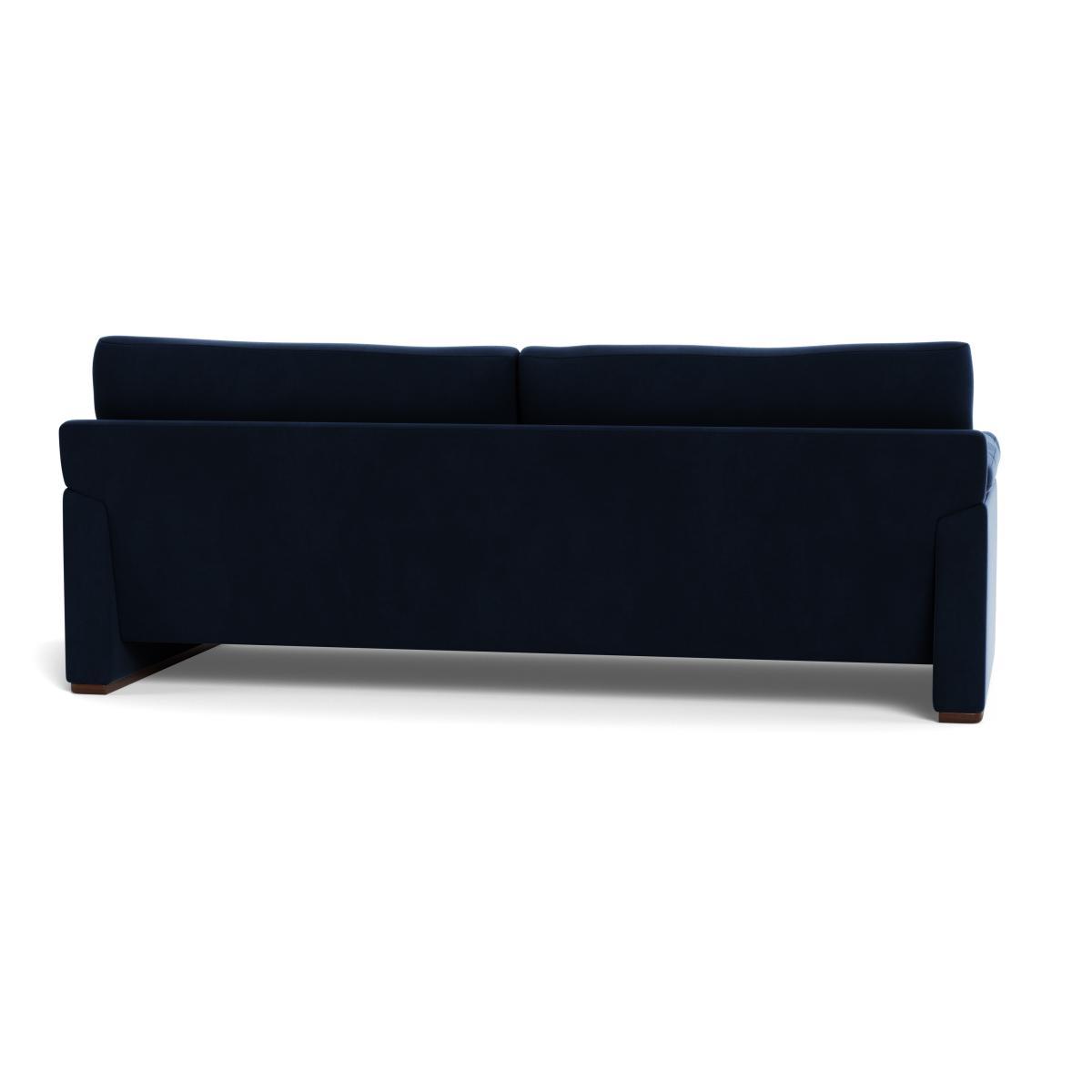 Heal's Paris II 4 Seater Sofa Smart Velvet Dusk Walnut Feet - Heal's UK Furniture – image 5