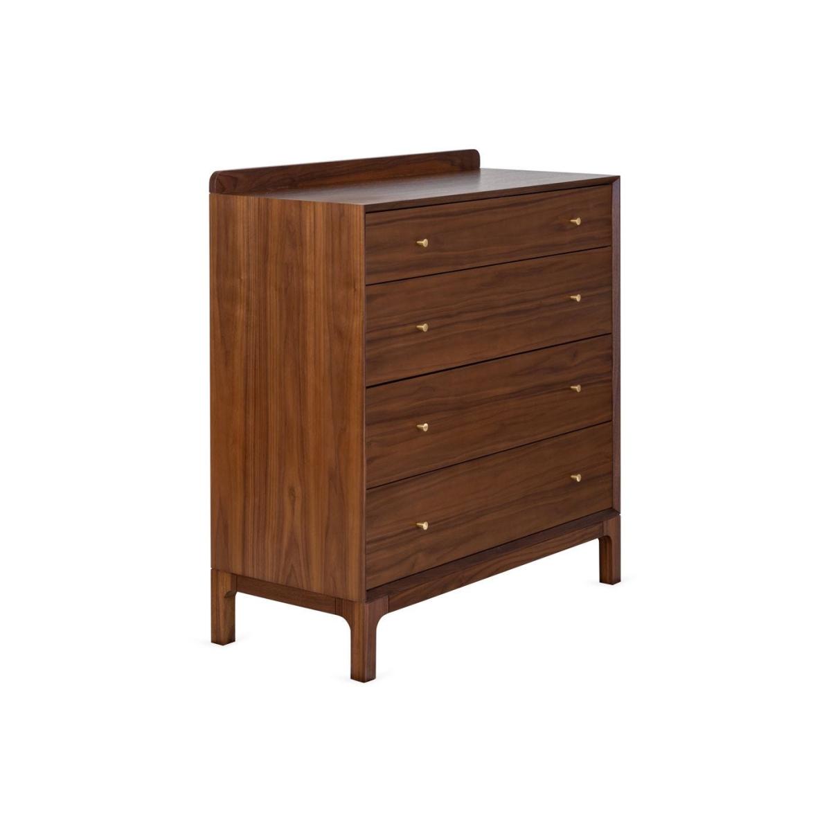 Heal's Artie 4 Drawer Chest Walnut - Heal's UK Bedroom Furniture – image 5