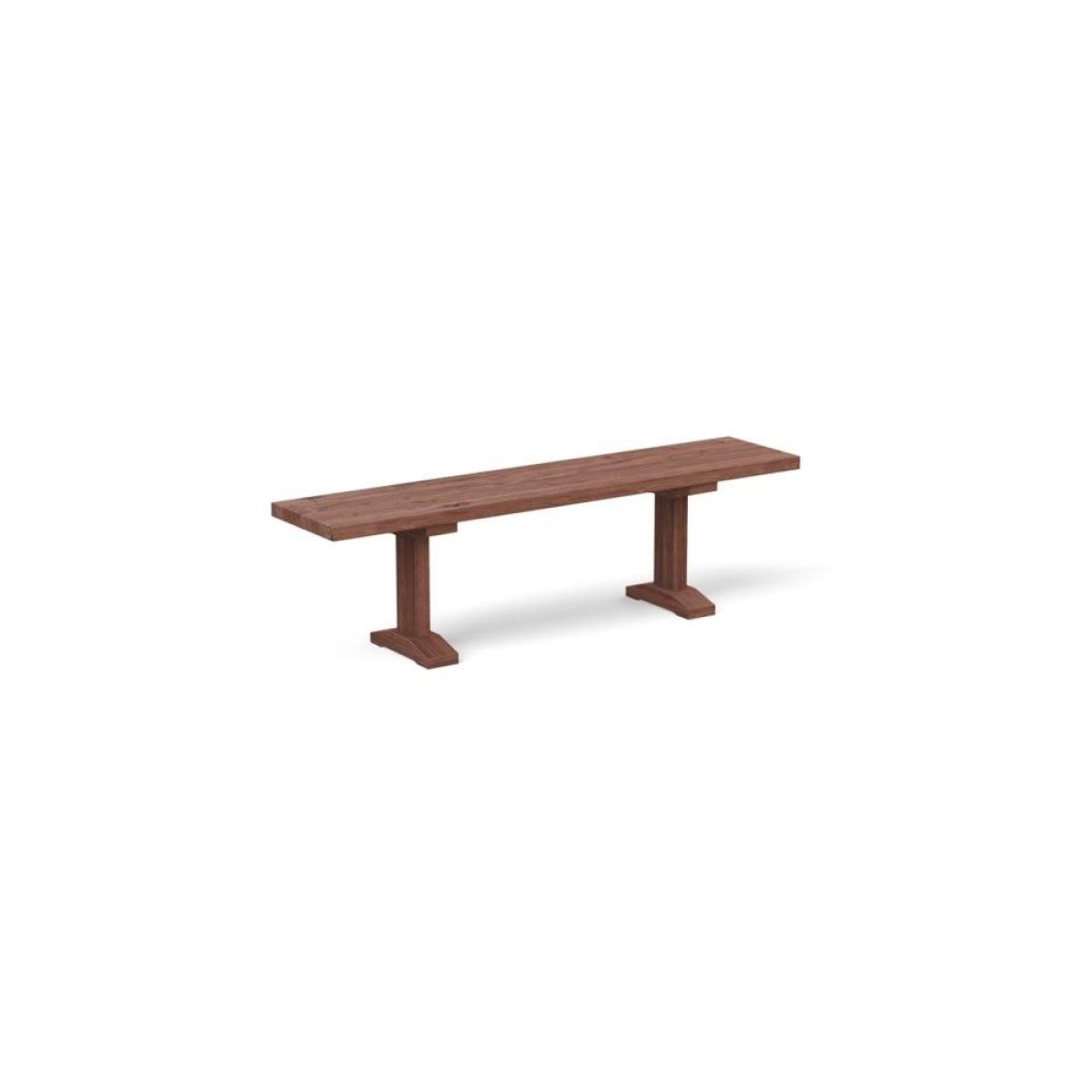 Heal's Lisbon Bench 280x35cm Blonde Oak Natural Edge Not Filled - Heal's UK Furniture – image 2