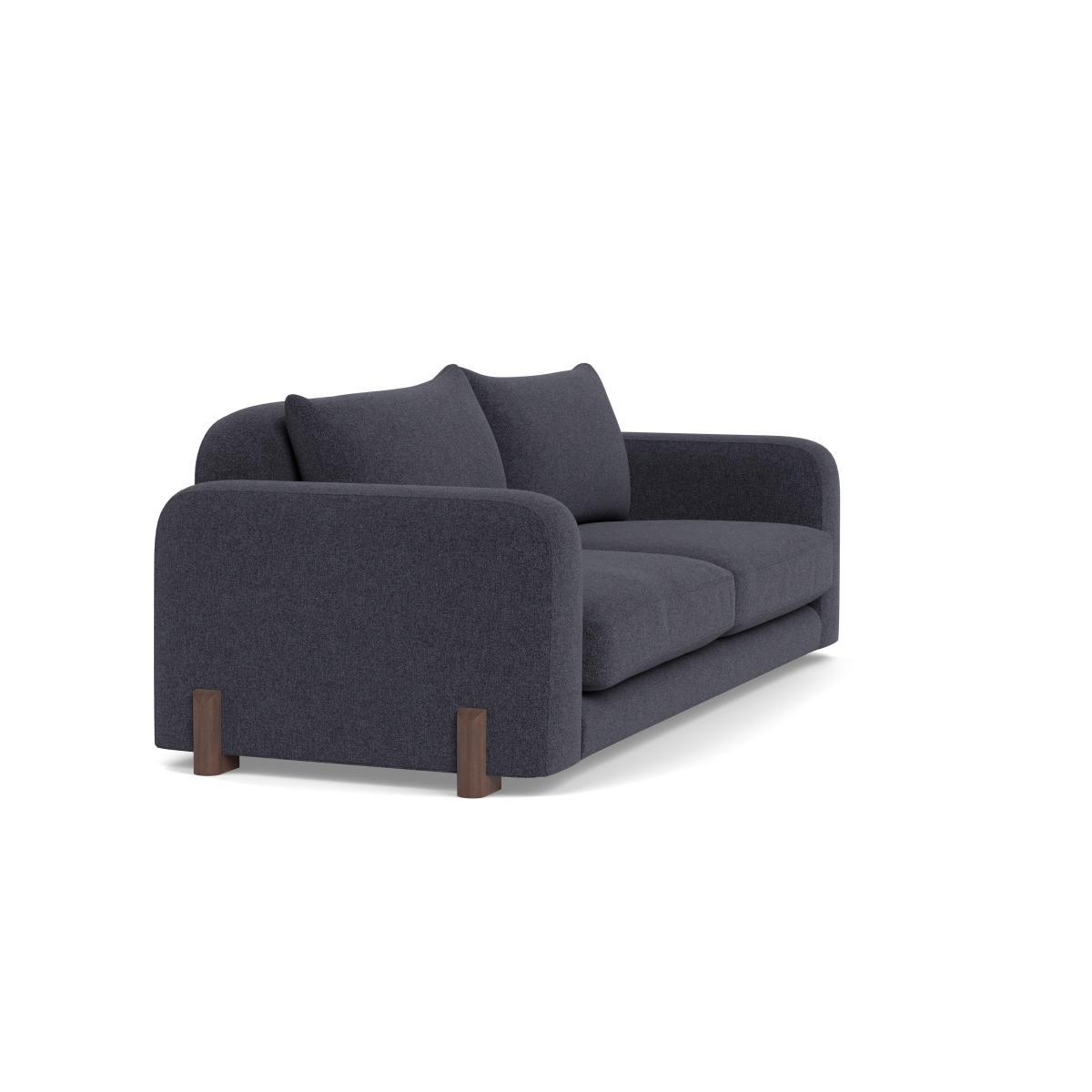 Heal's Nuvola 4 Seater Sofa Texture Soot Walnut Stained Oak Feet - Heal's UK Furniture – image 2