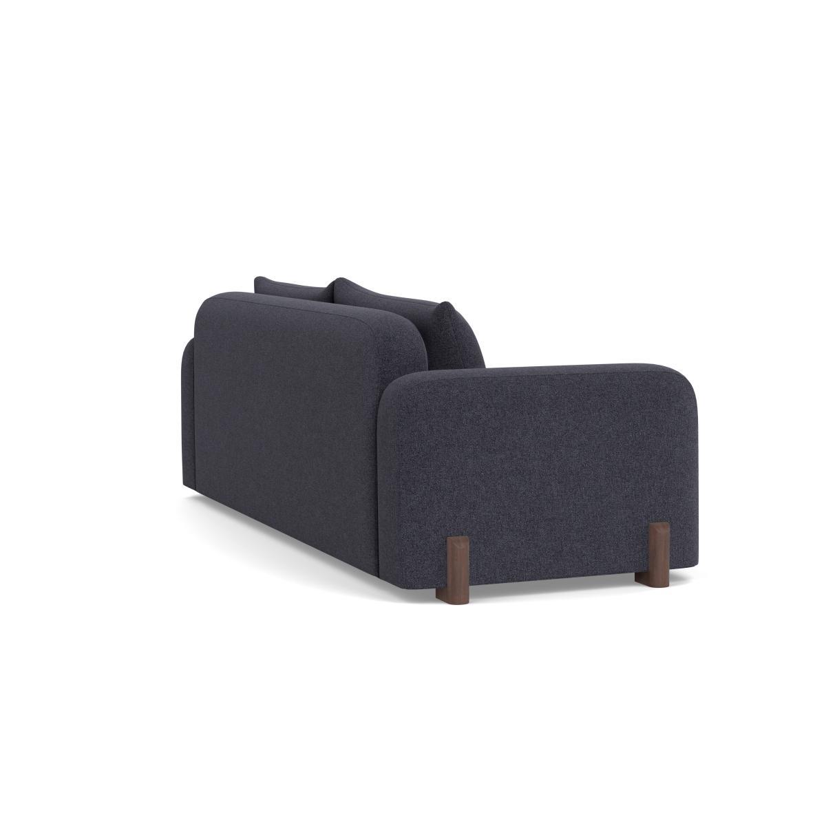 Heal's Nuvola 4 Seater Sofa Texture Soot Walnut Stained Oak Feet - Heal's UK Furniture – image 4