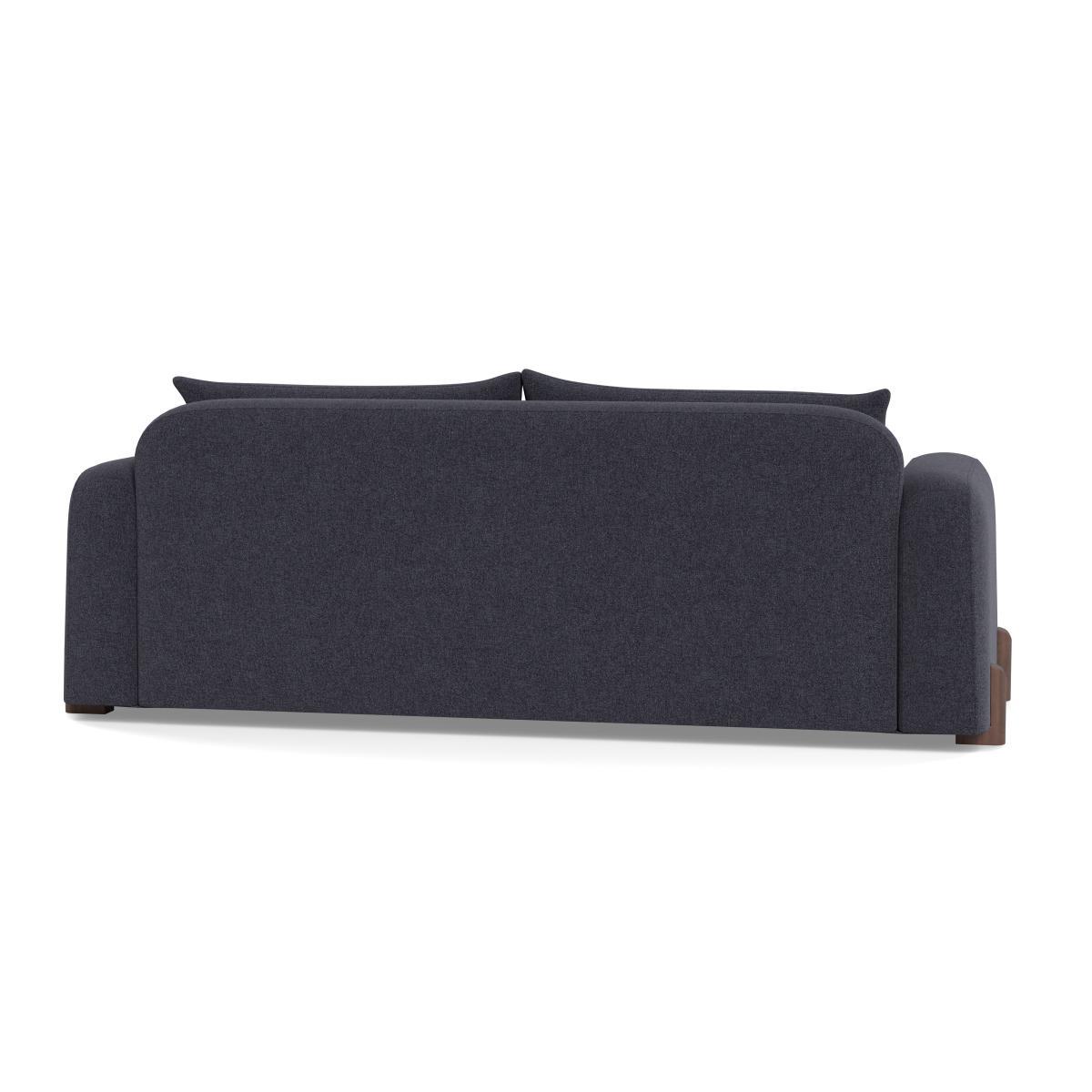 Heal's Nuvola 4 Seater Sofa Texture Soot Walnut Stained Oak Feet - Heal's UK Furniture – image 5