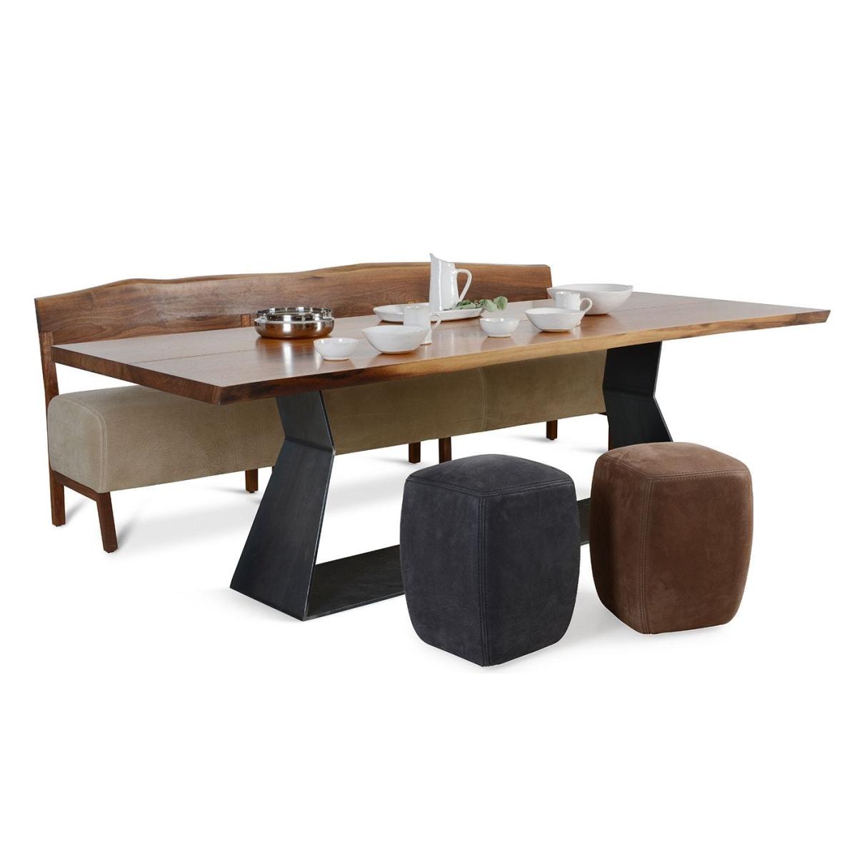 Riva 1920 Bedrock Plank C Table 68 Seater Walnut - Heal's UK Bedroom Furniture – image 2