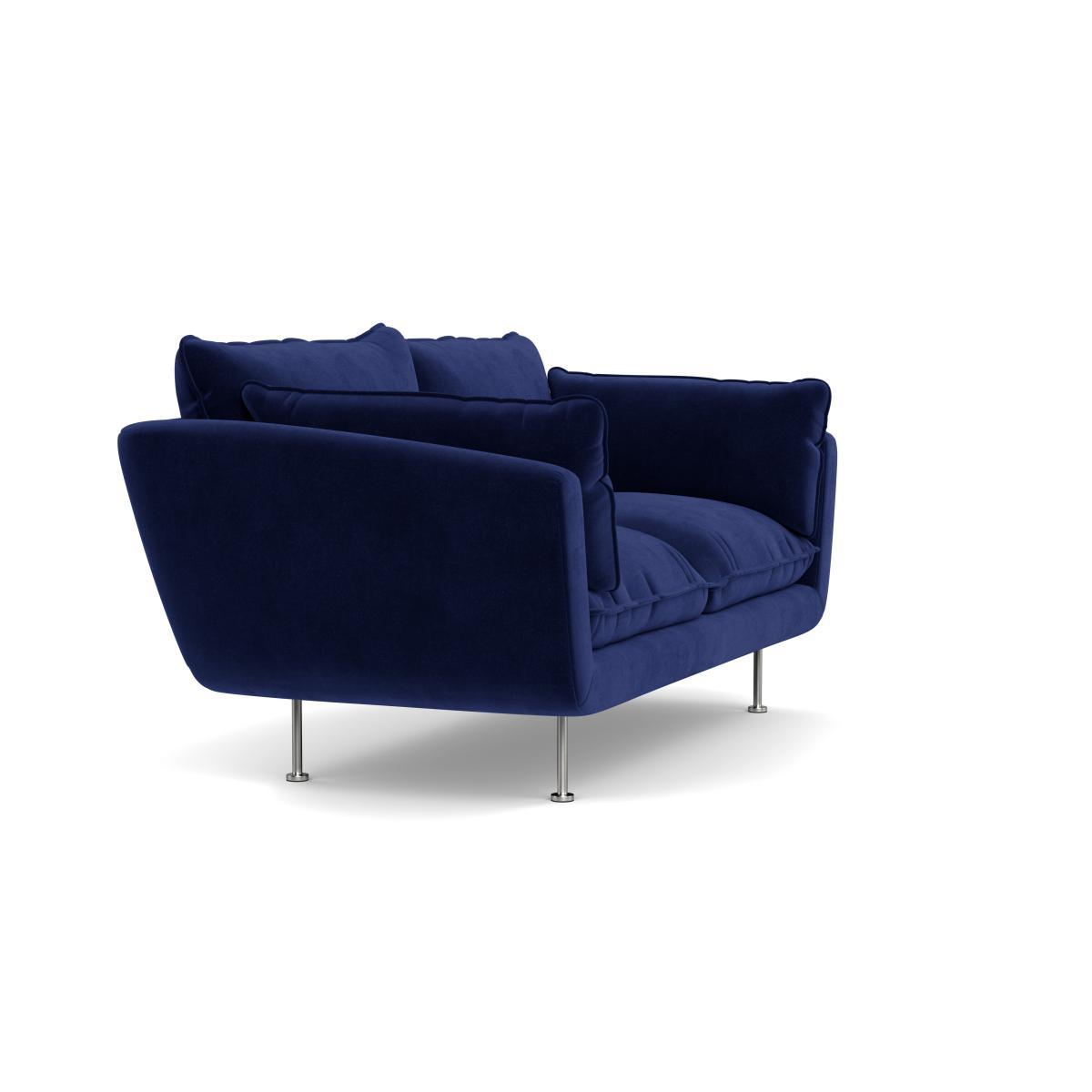 Heal's Allora 2 Seater Sofa Boucle Steel Black Feet - Heal's UK Furniture – image 2