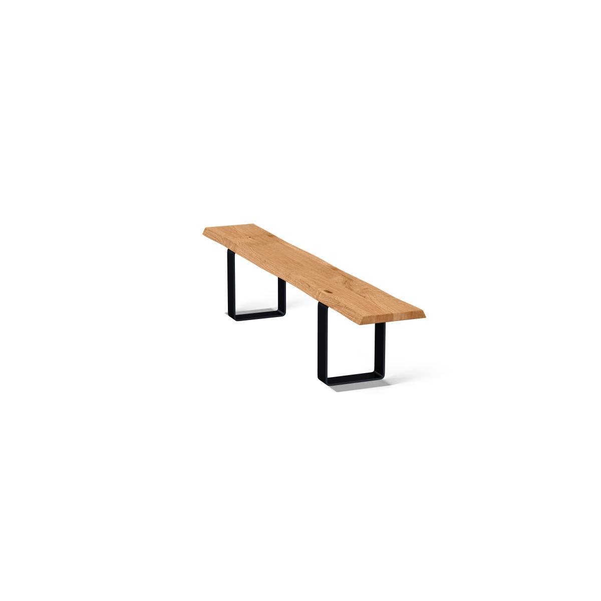 Heal's Prague Bench 260x35cm Natural Oak Straight Edge Filled - Heal's UK Furniture – image 4