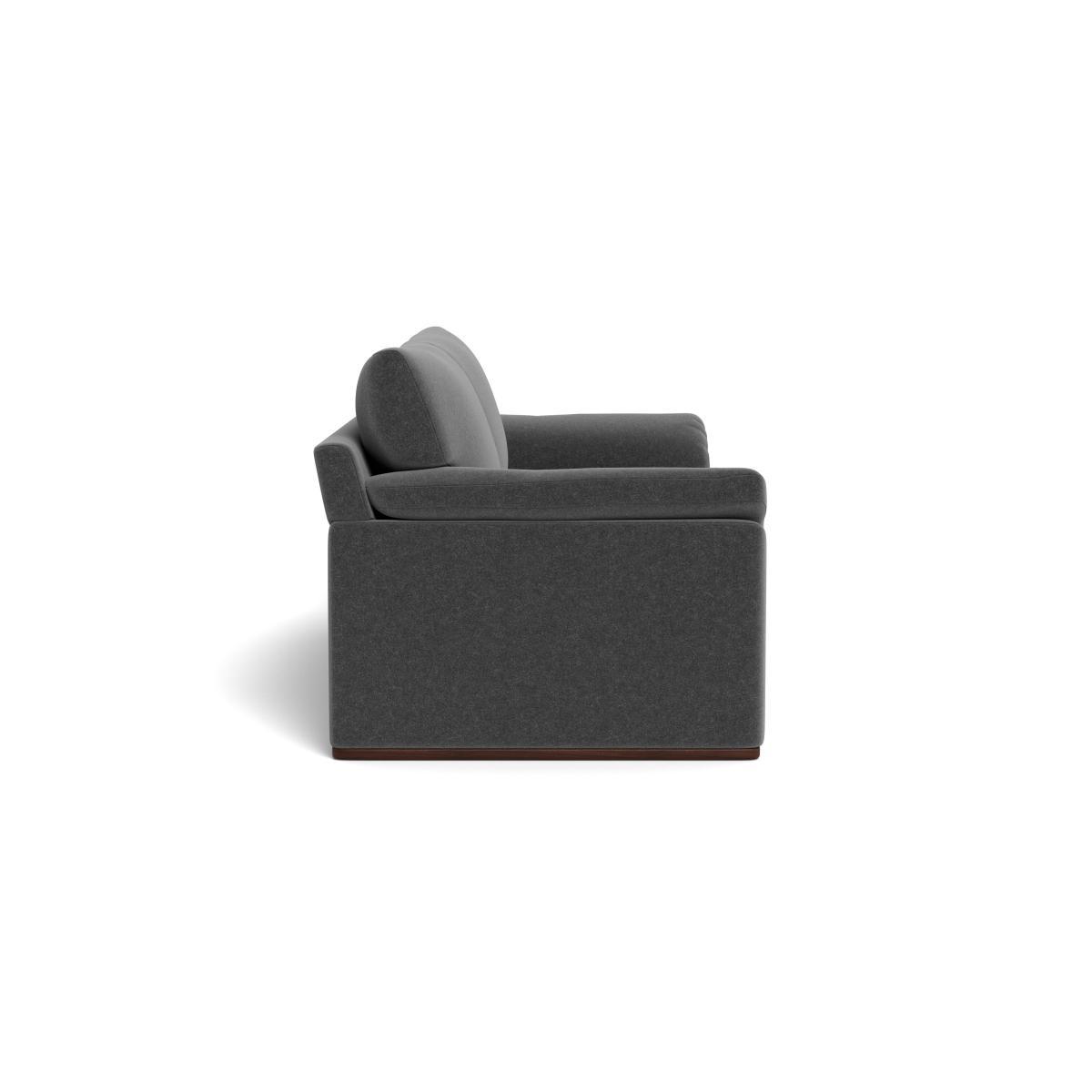 Heal's Paris II 4 Seater Sofa Melton Wool Granite Walnut Feet - Heal's UK Furniture – image 3
