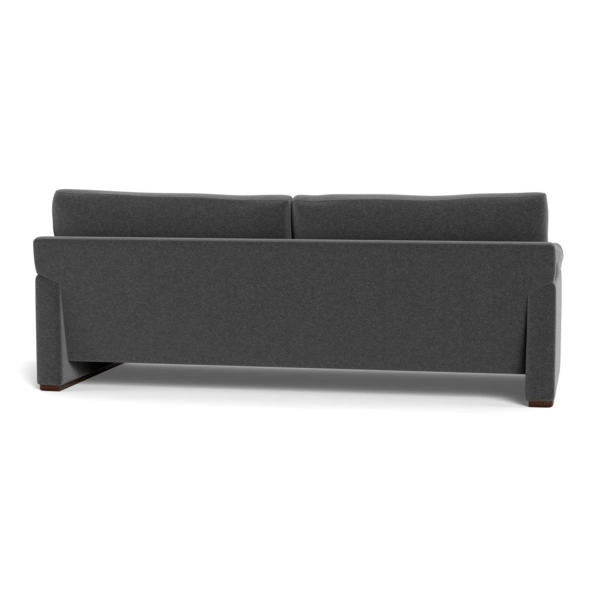 Heal's Paris II 4 Seater Sofa Melton Wool Granite Walnut Feet - Heal's UK Furniture – image 5
