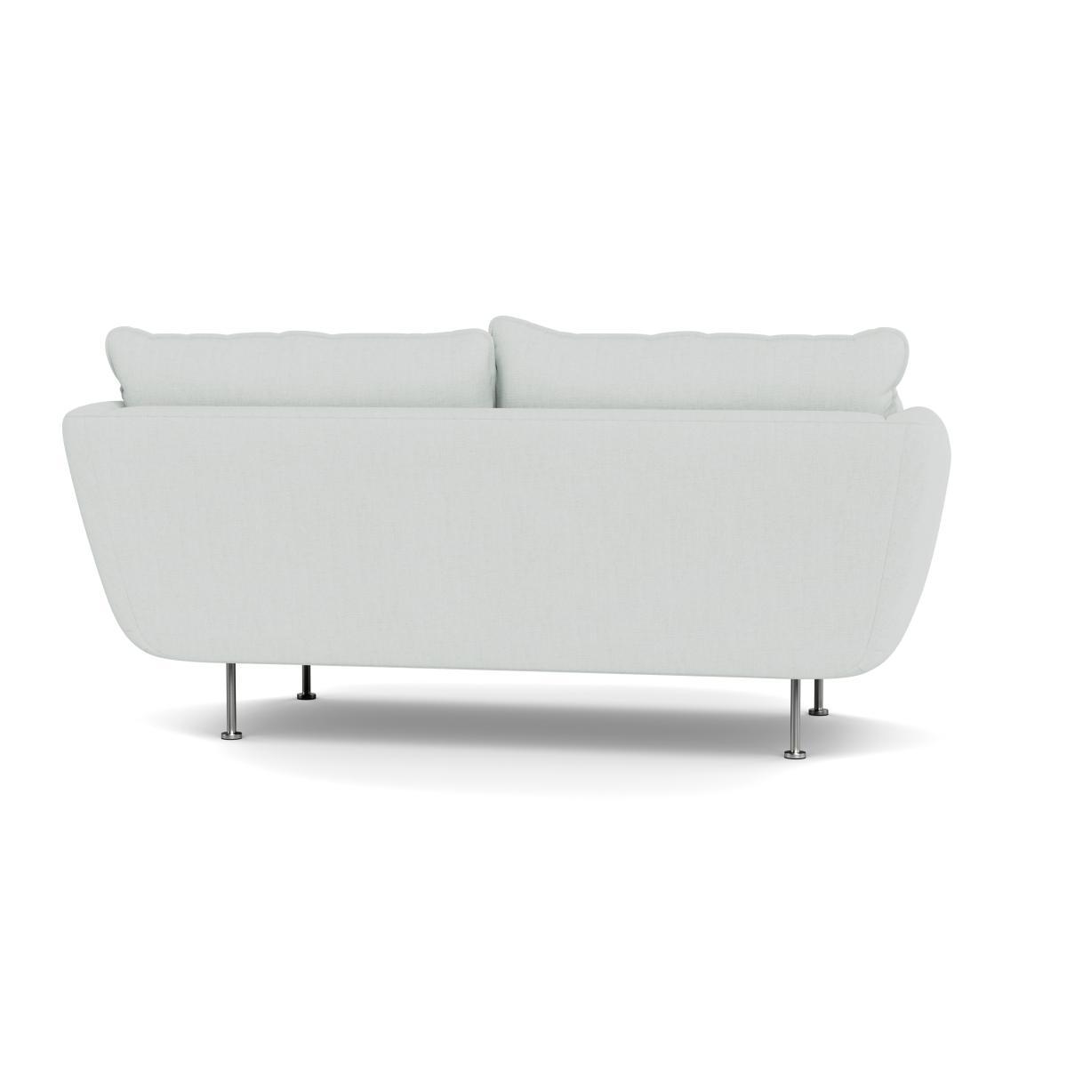 Heal's Allora 2 Seater Sofa Broad Weave Tin Stainless Steel Feet - Heal's UK Furniture – image 5