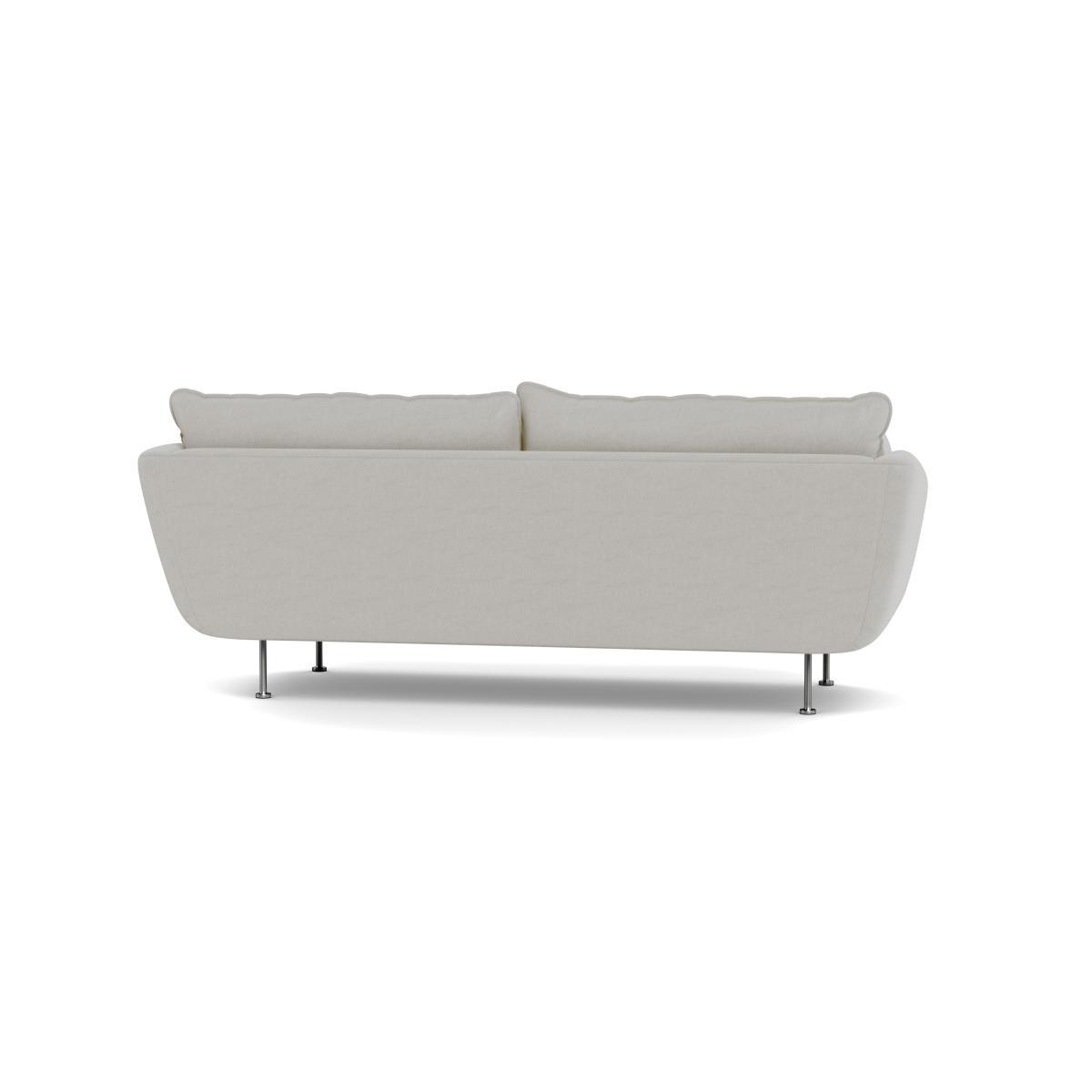 Heal's Allora 3 Seater Sofa Capelo LinenCotton Sea Salt Stainless Steel Feet - Heal's UK Furniture – image 5