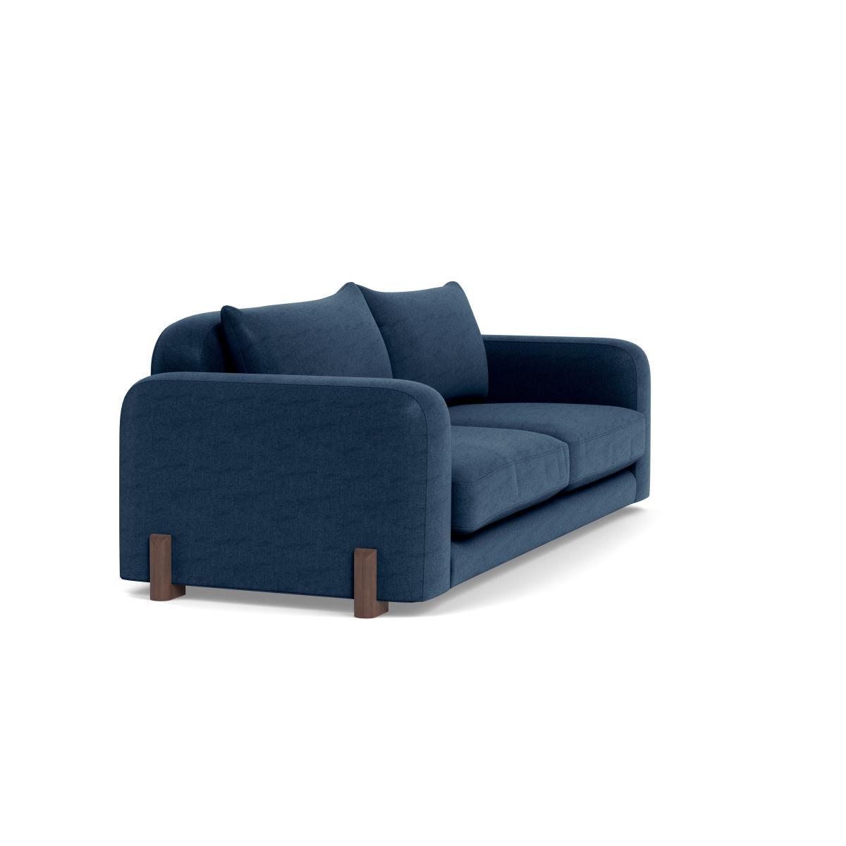 Heal's Nuvola 4 Seater Sofa Capelo LinenCotton Inkspot Black Beech Feet - Heal's UK Furniture – image 2