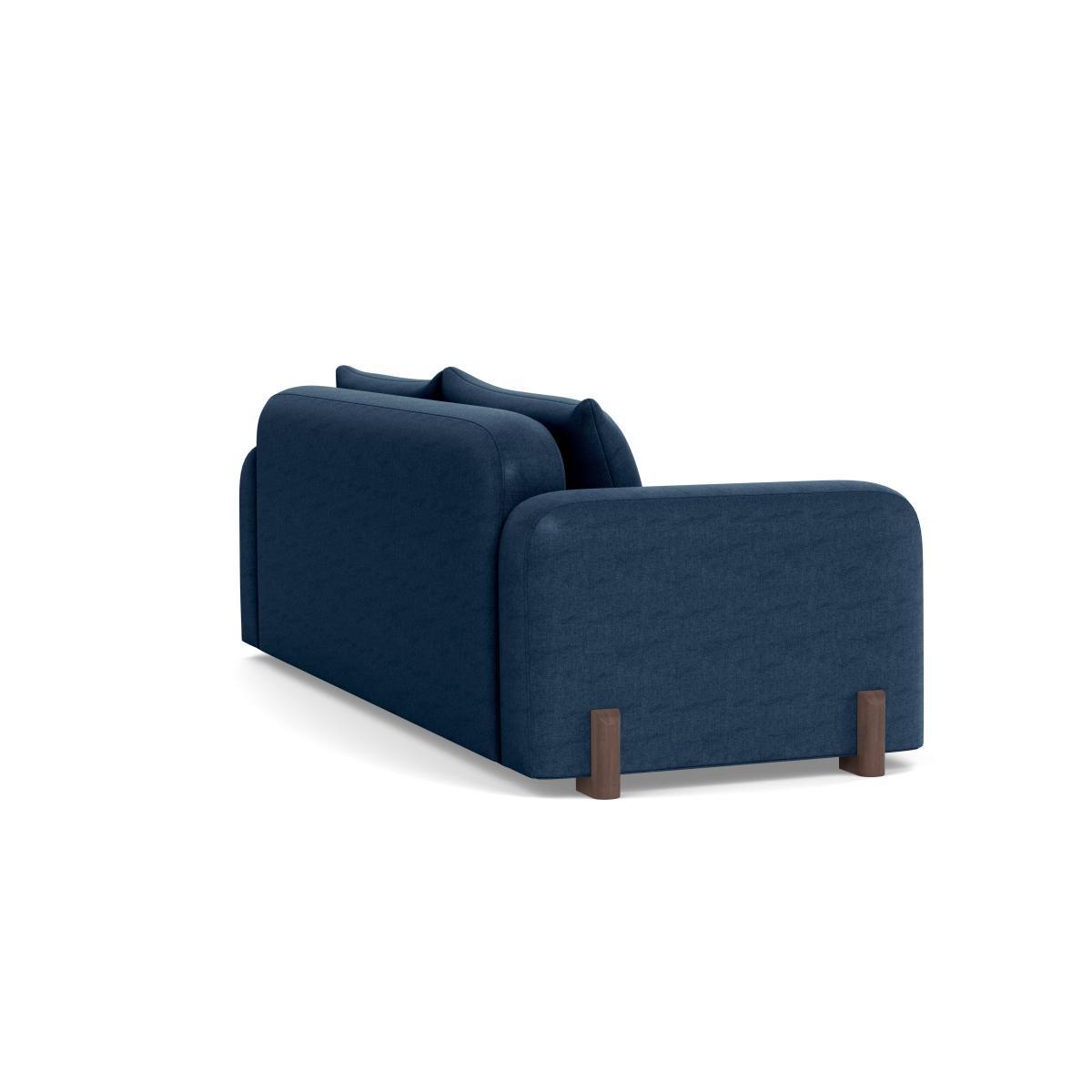 Heal's Nuvola 4 Seater Sofa Capelo LinenCotton Inkspot Black Beech Feet - Heal's UK Furniture – image 4