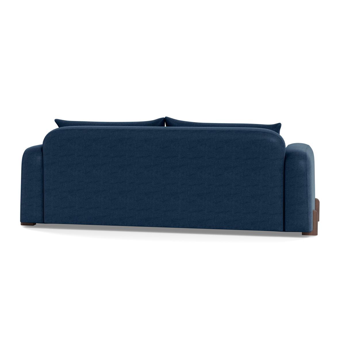Heal's Nuvola 4 Seater Sofa Capelo LinenCotton Inkspot Black Beech Feet - Heal's UK Furniture – image 5