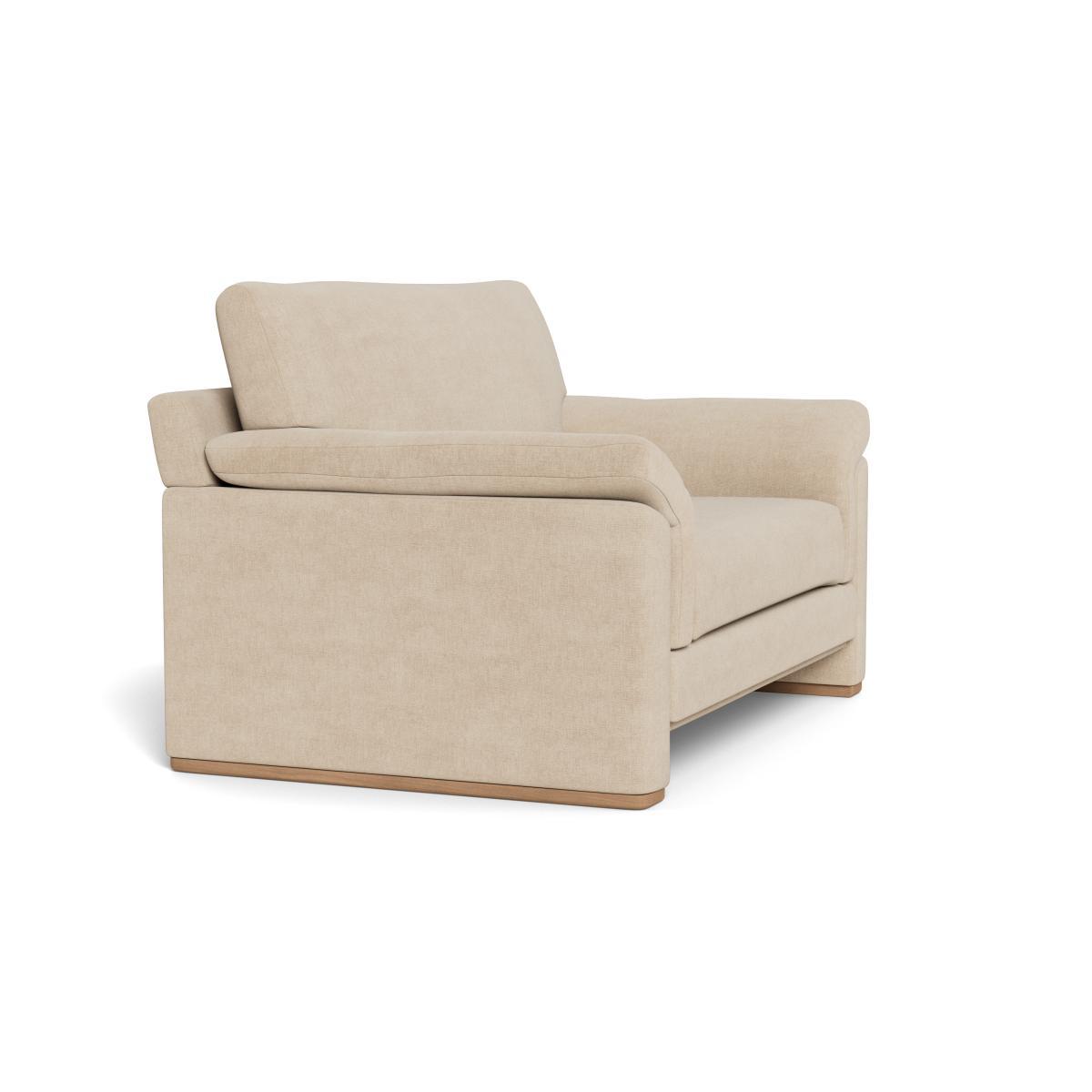 Heal's Paris II Loveseat Brushed Cotton Oat Natural Feet - Heal's UK Furniture – image 2