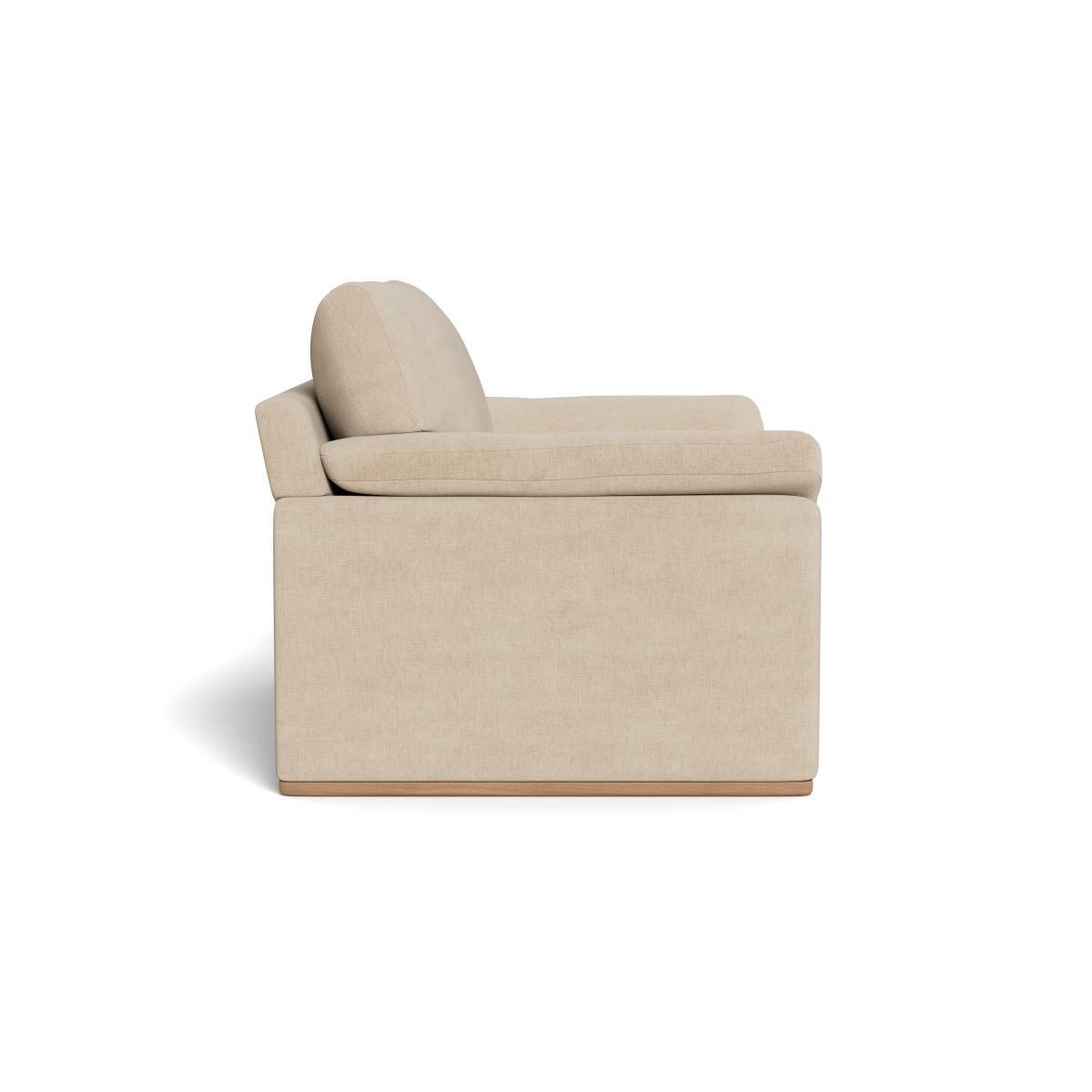 Heal's Paris II Loveseat Brushed Cotton Oat Natural Feet - Heal's UK Furniture – image 3