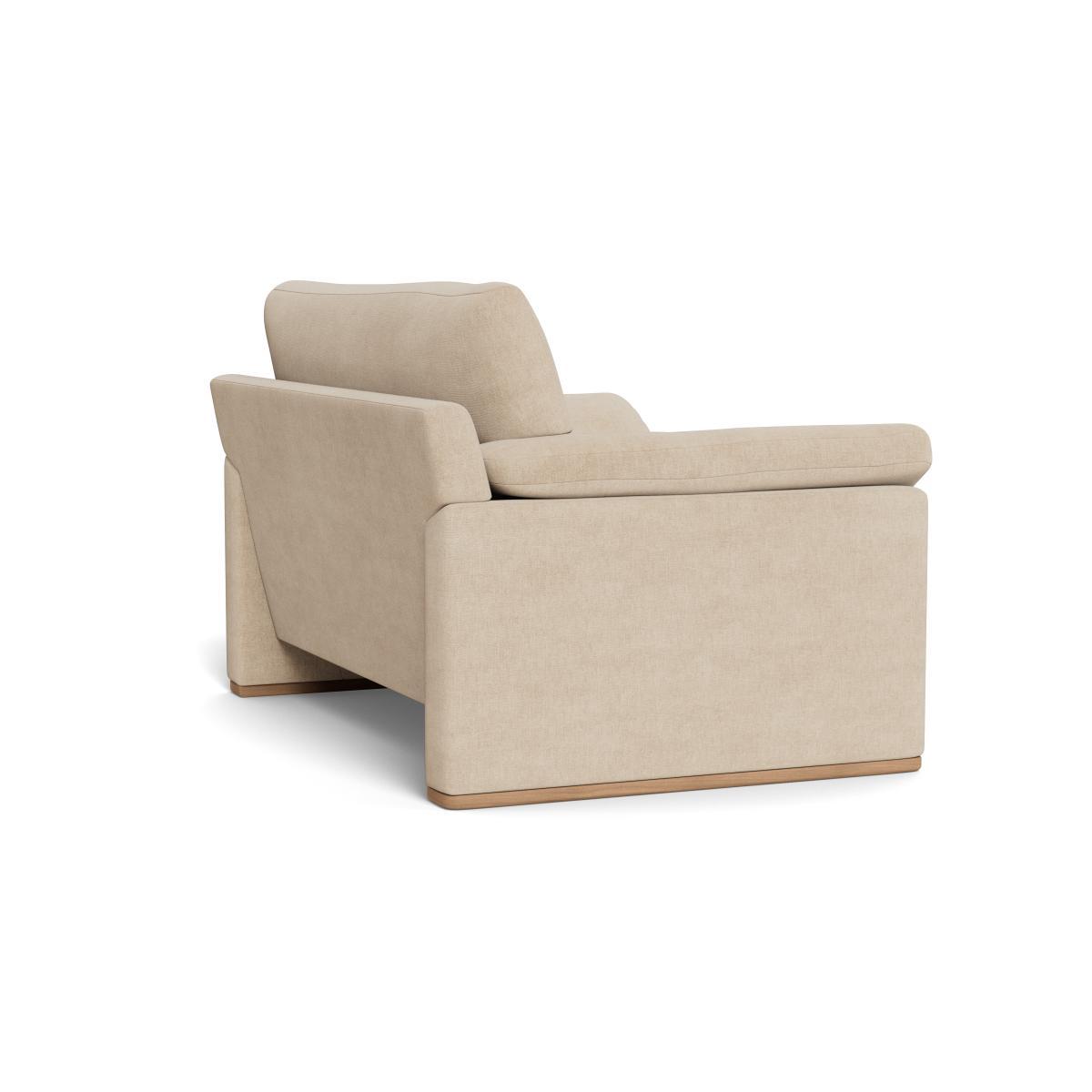 Heal's Paris II Loveseat Brushed Cotton Oat Natural Feet - Heal's UK Furniture – image 4