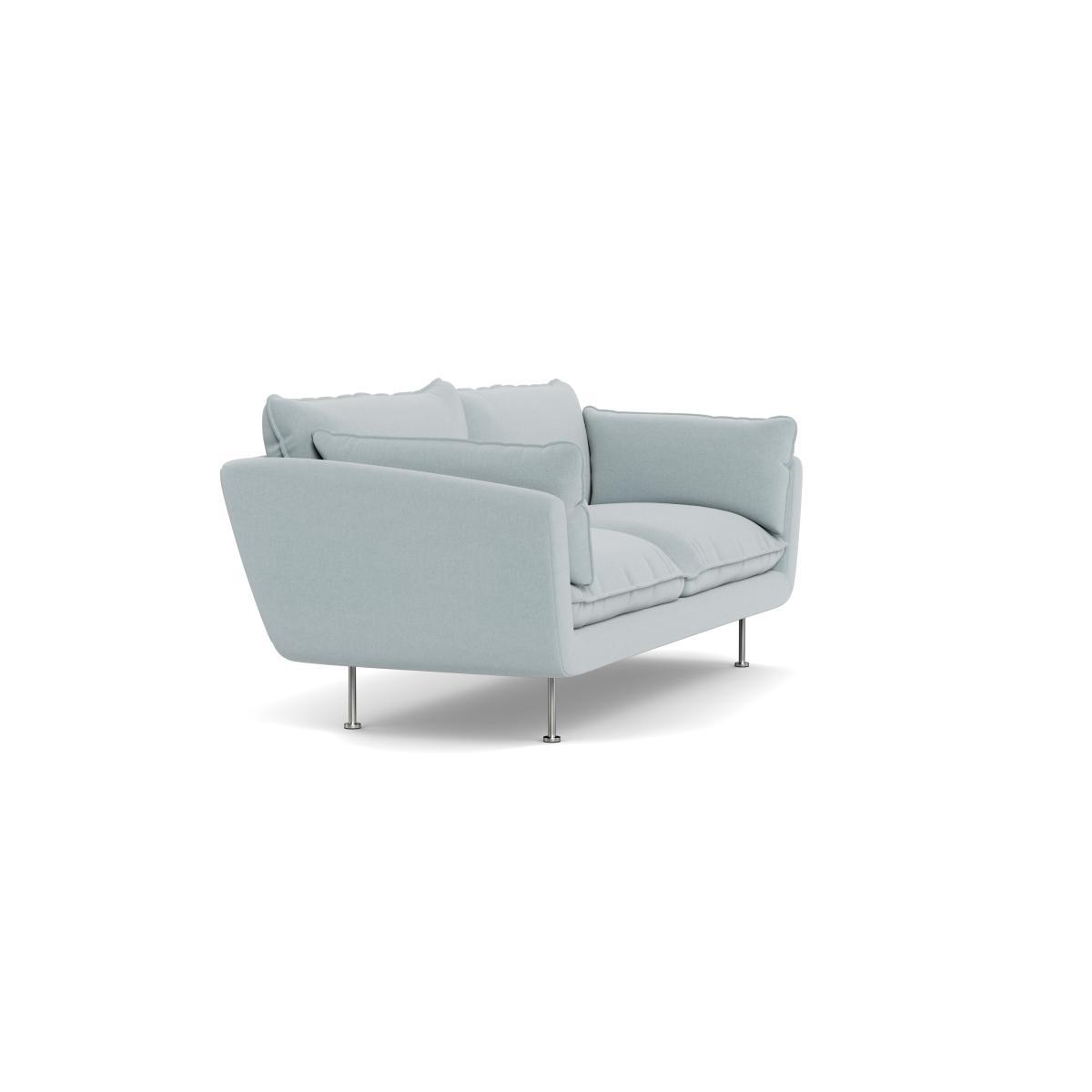 Heal's Allora 3 Seater Sofa Brushed Cotton Mist Black Feet - Heal's UK Furniture – image 2