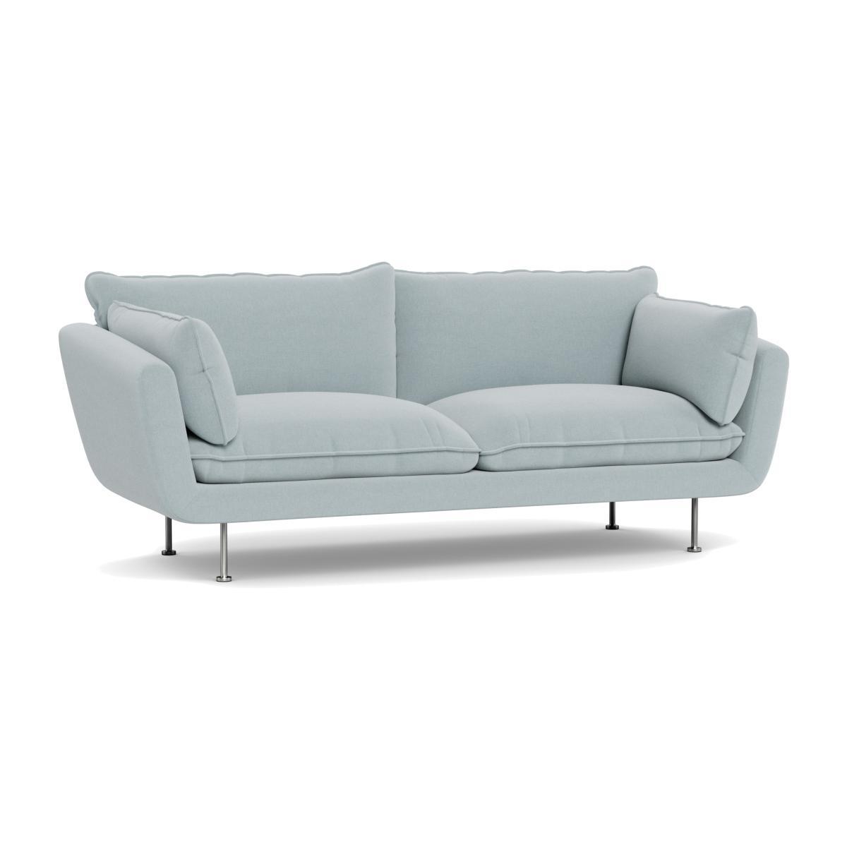 Heal's Allora 3 Seater Sofa Brushed Cotton Mist Black Feet - Heal's UK Furniture – image 1
