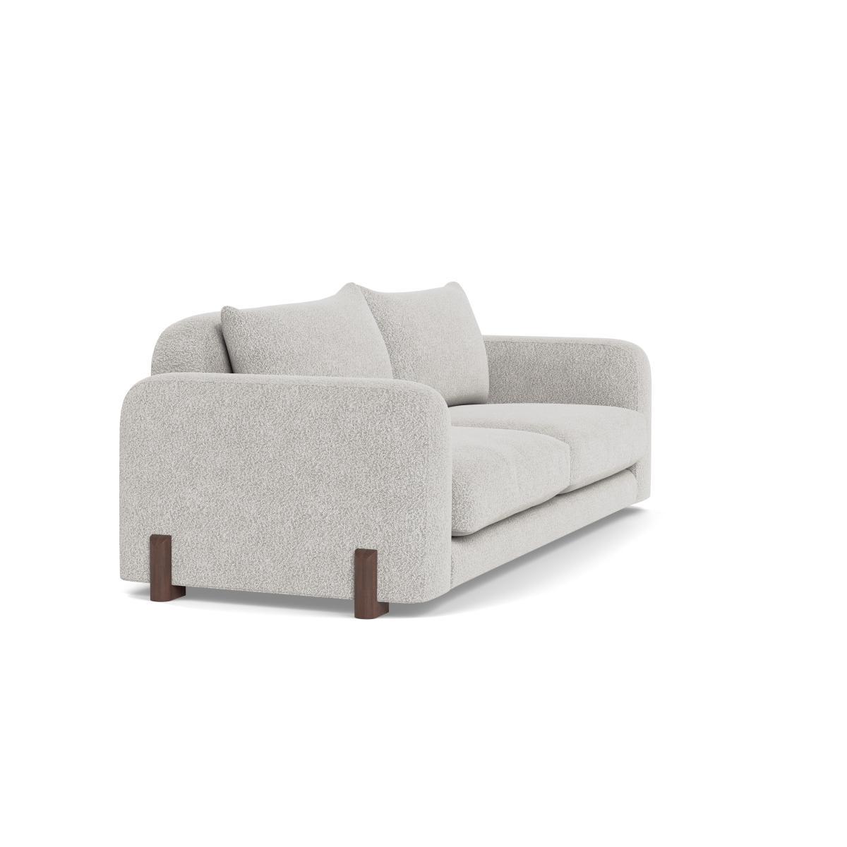 Heal's Nuvola 4 Seater Sofa Boucle Steel Walnut Stained Oak Feet - Heal's UK Furniture – image 2