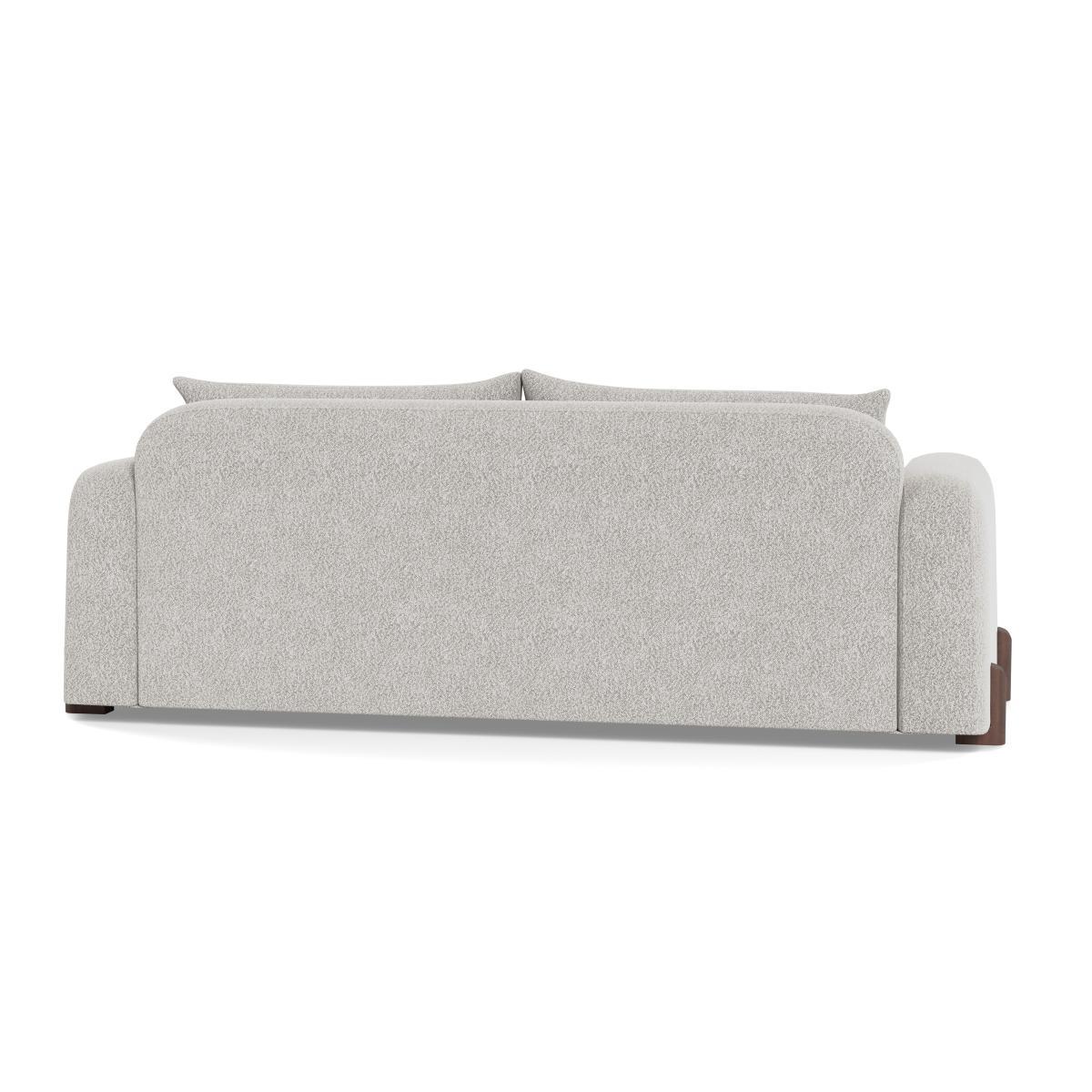 Heal's Nuvola 4 Seater Sofa Boucle Steel Walnut Stained Oak Feet - Heal's UK Furniture – image 5