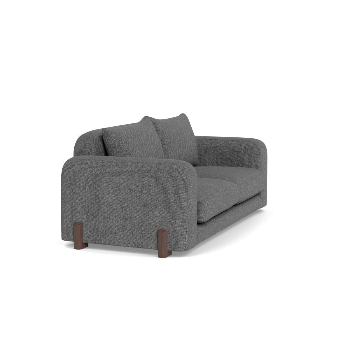 Heal's Nuvola 3 Seater Sofa Tejo Recycled Noir Walnut Stained Oak Feet - Heal's UK Furniture – image 2