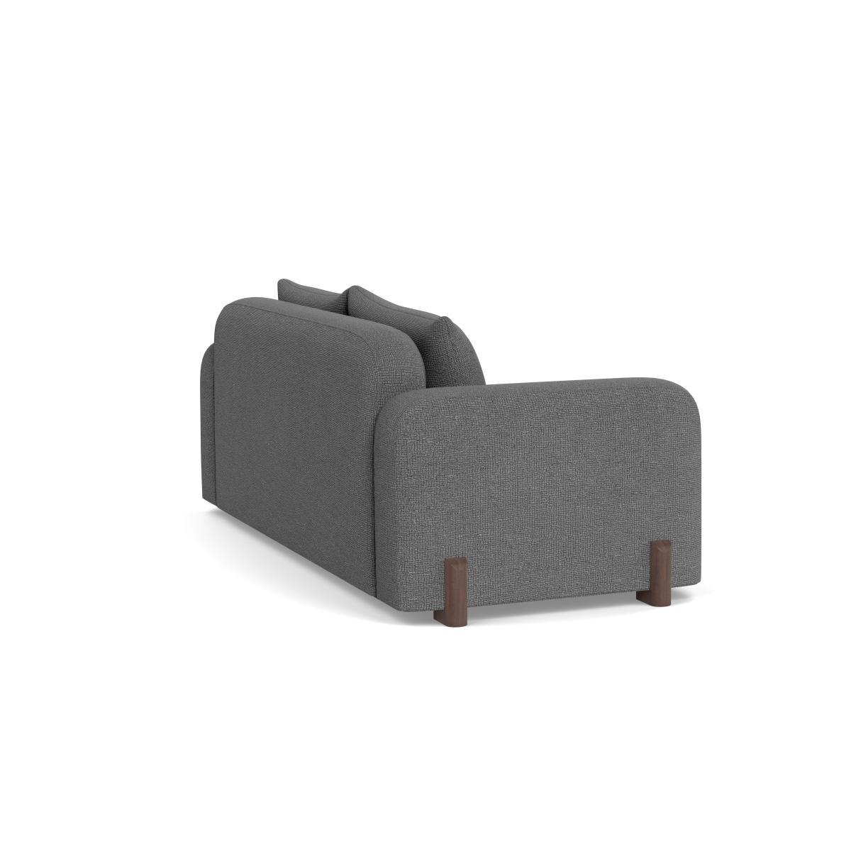 Heal's Nuvola 3 Seater Sofa Tejo Recycled Noir Walnut Stained Oak Feet - Heal's UK Furniture – image 4
