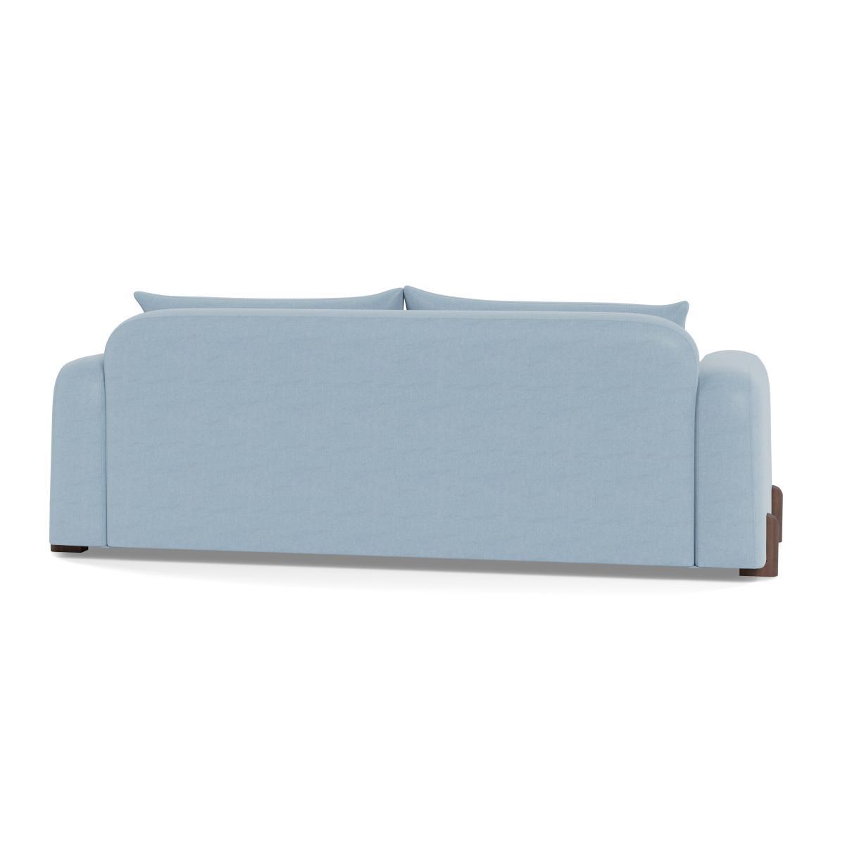 Heal's Nuvola 4 Seater Sofa Capelo LinenCotton Sea Shanty Black Beech Feet - Heal's UK Furniture – image 5