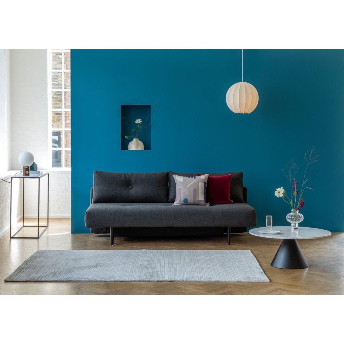 Heal's Thora Sofa Bed Dessin Dark Grey - Heal's UK Bedroom Furniture – image 9