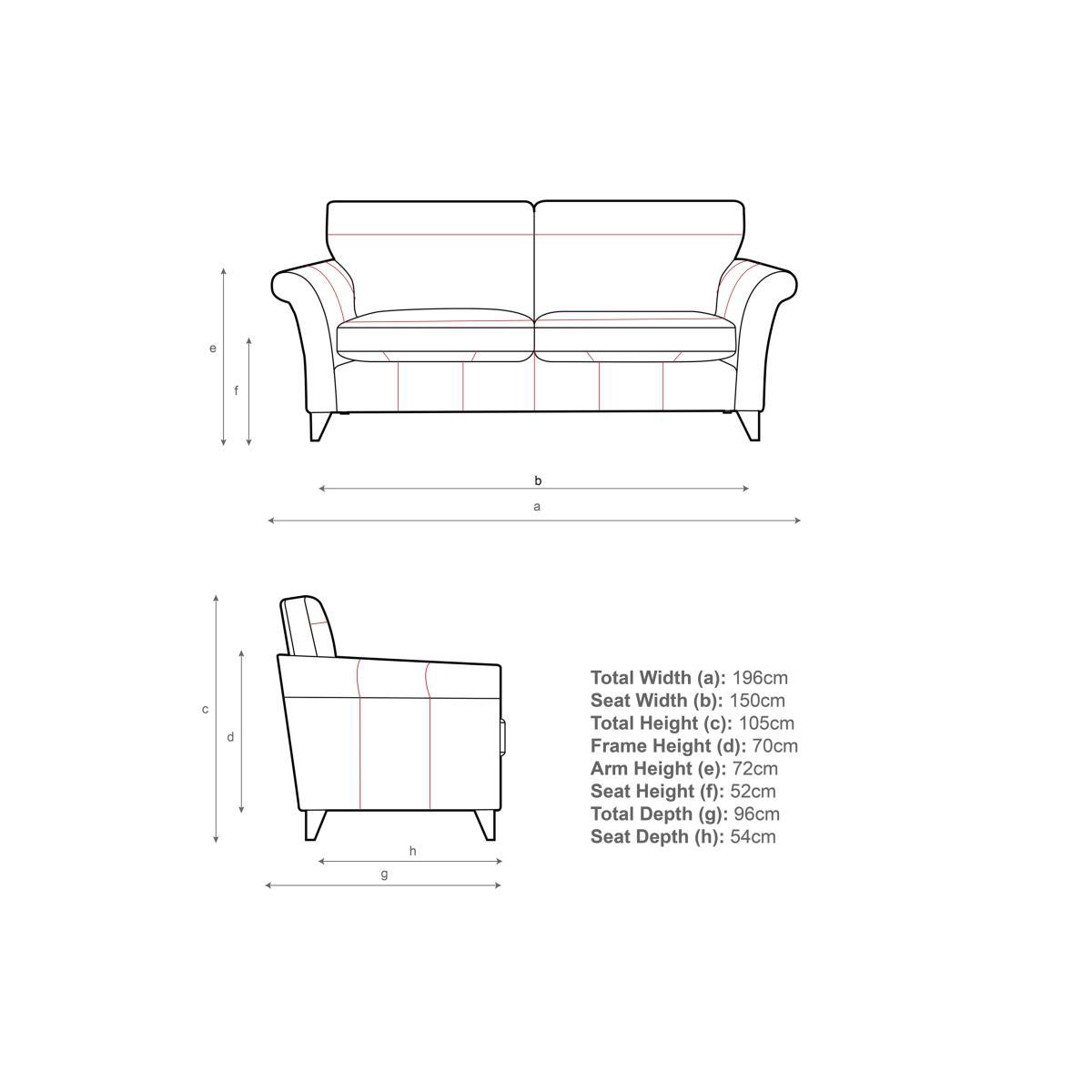 John Lewis & Partners Charlotte High Back Large 3 Seater Sofa – image 5